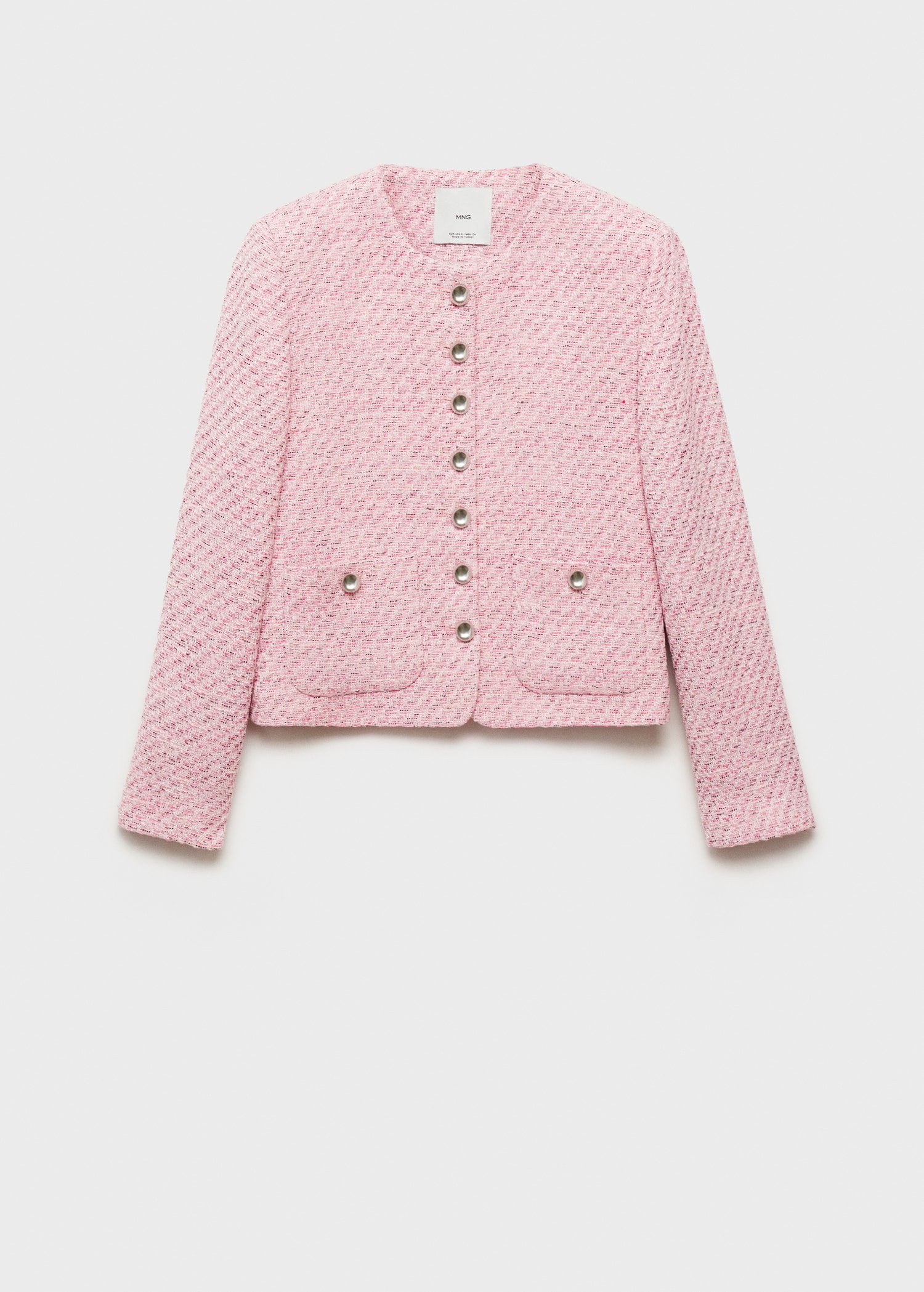 Zara Chaquetas Chanel Mango Fitted Tweed Jacket