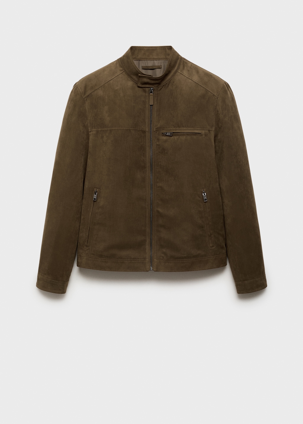 Suede-effect biker jacket - Men | MANGO Canada Suede-effect biker jacket - Men | MANGO Canada