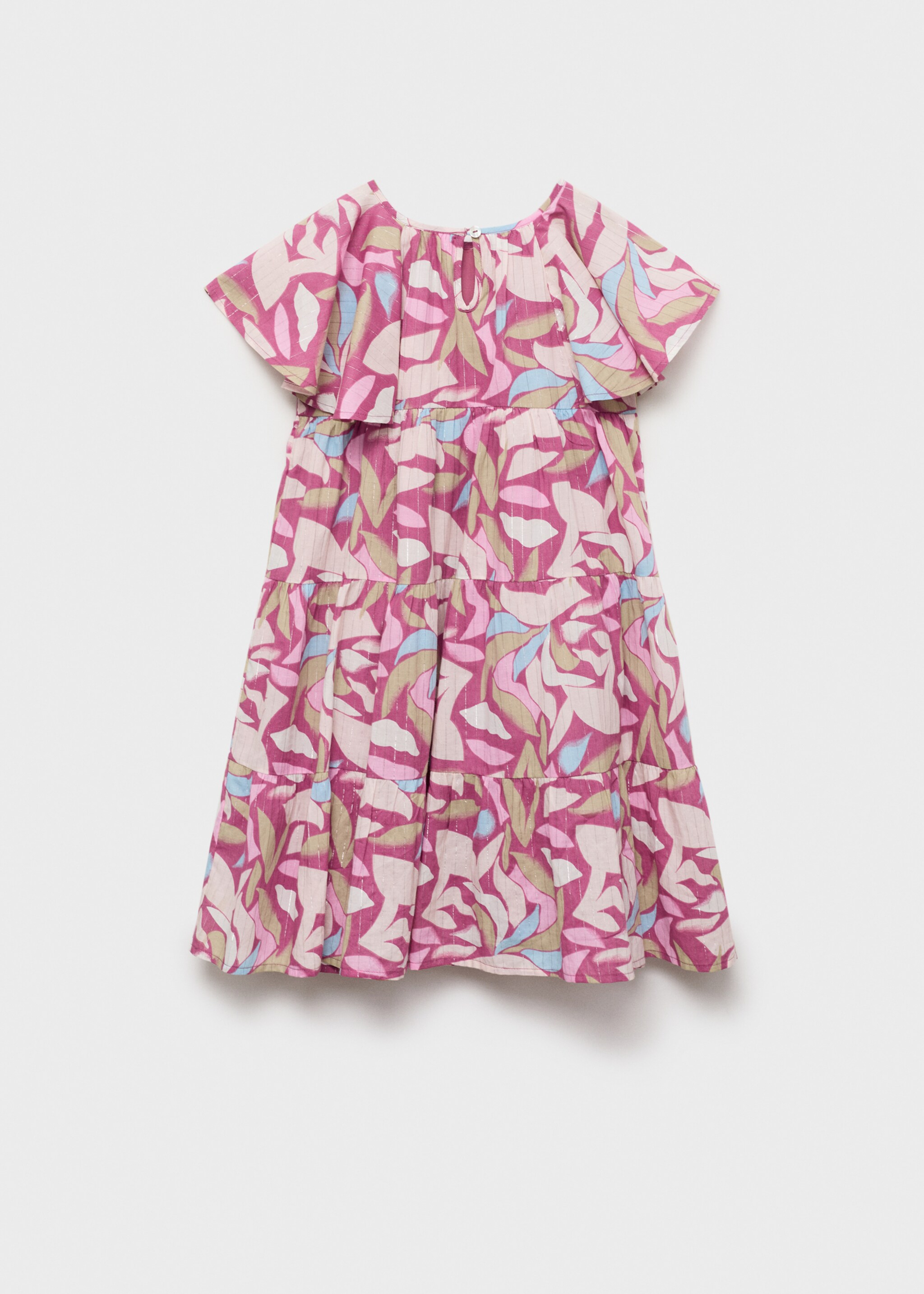 Printed short dress - Reverse of the article