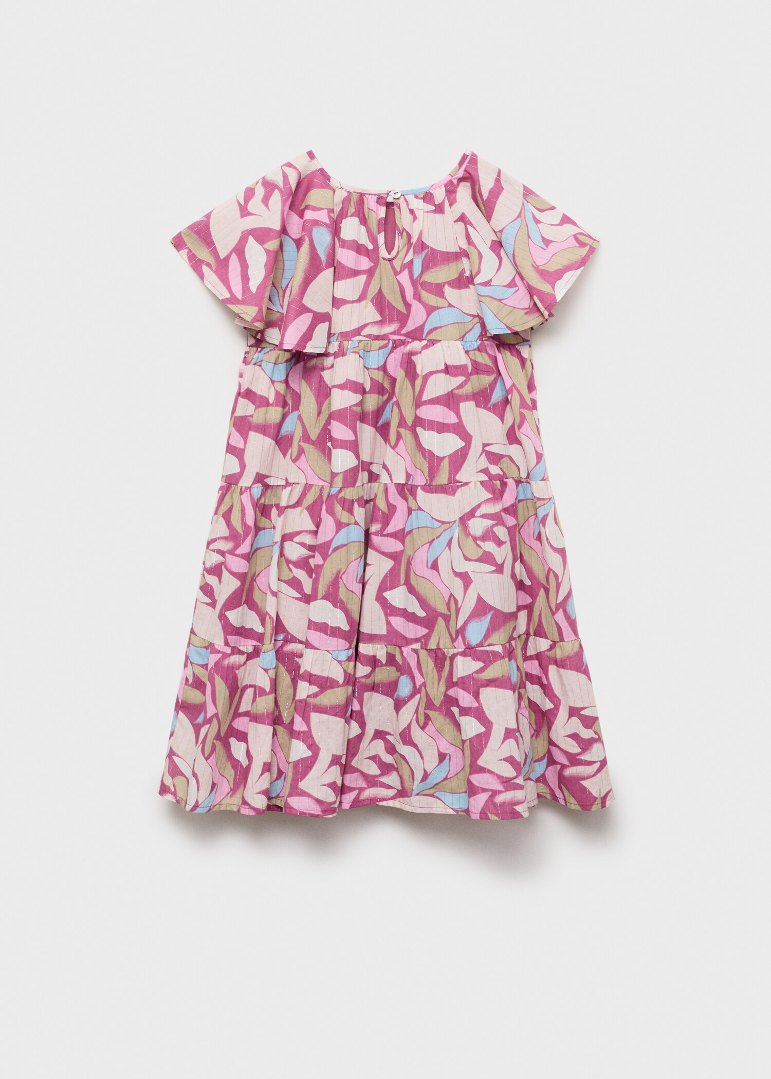 Printed short dress - Reverse of the article