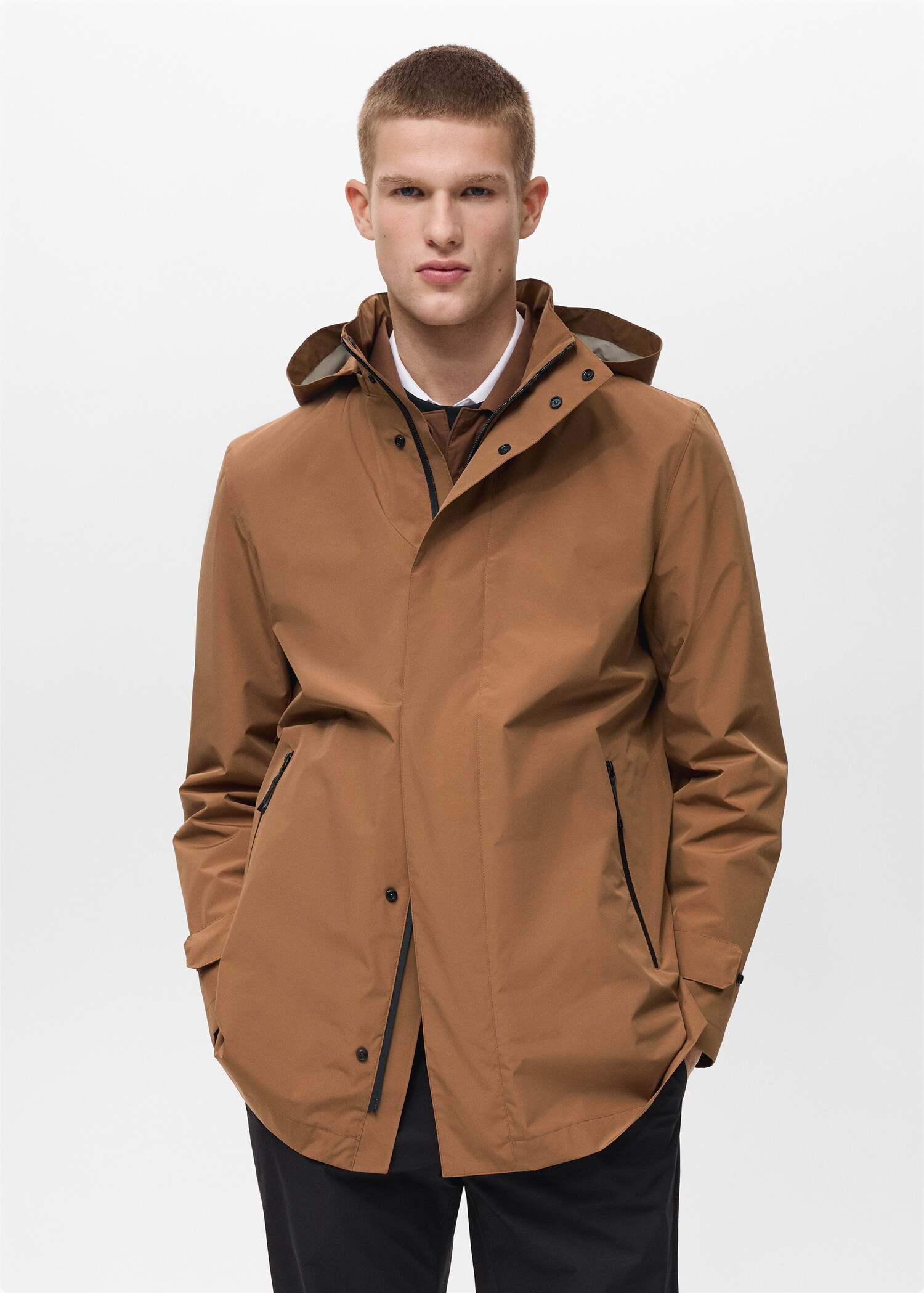 Waterproof parka met COOLMAX®-technologie - Middenvlak