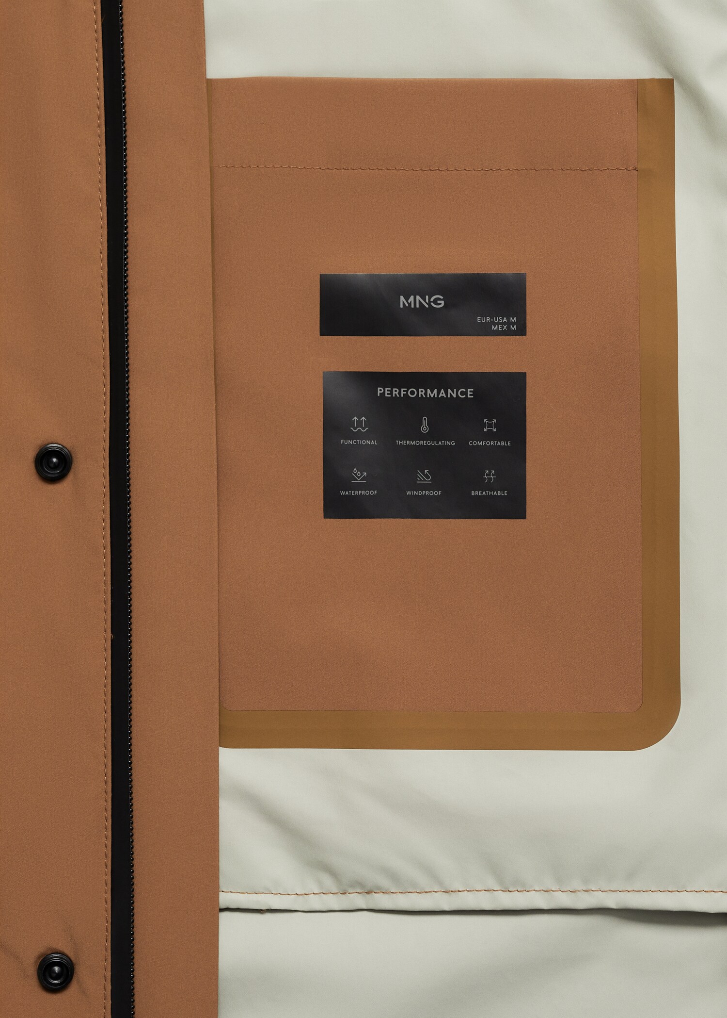Waterproof parka met COOLMAX®-technologie - Detail van het artikel 0