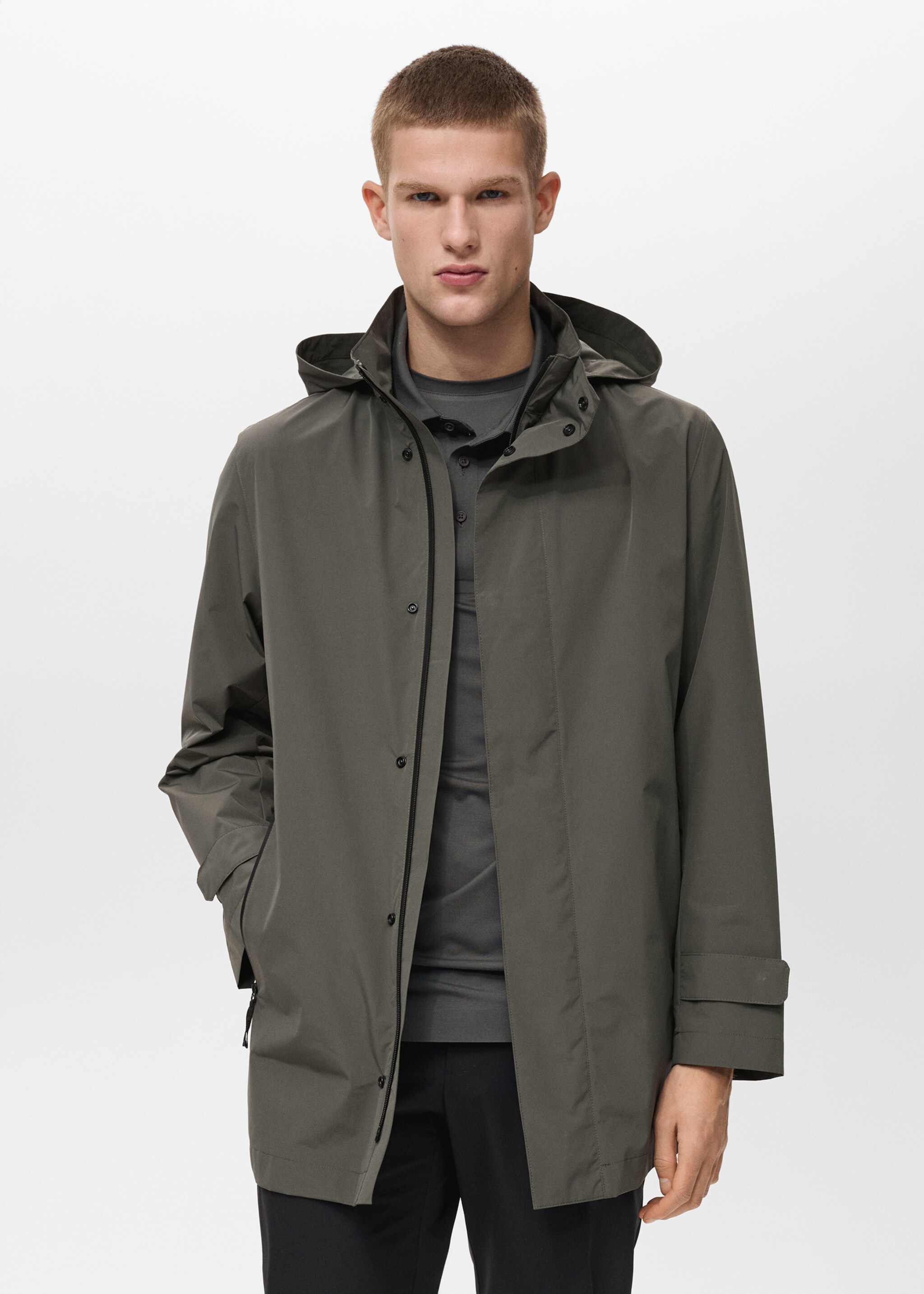 Waterproof parka met COOLMAX®-technologie - Middenvlak
