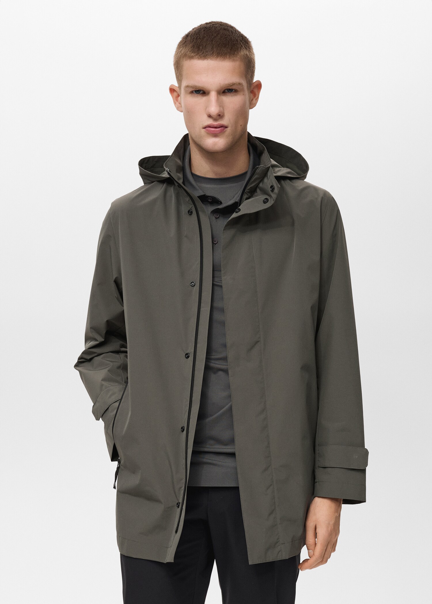 Waterproof parka met COOLMAX®-technologie - Middenvlak