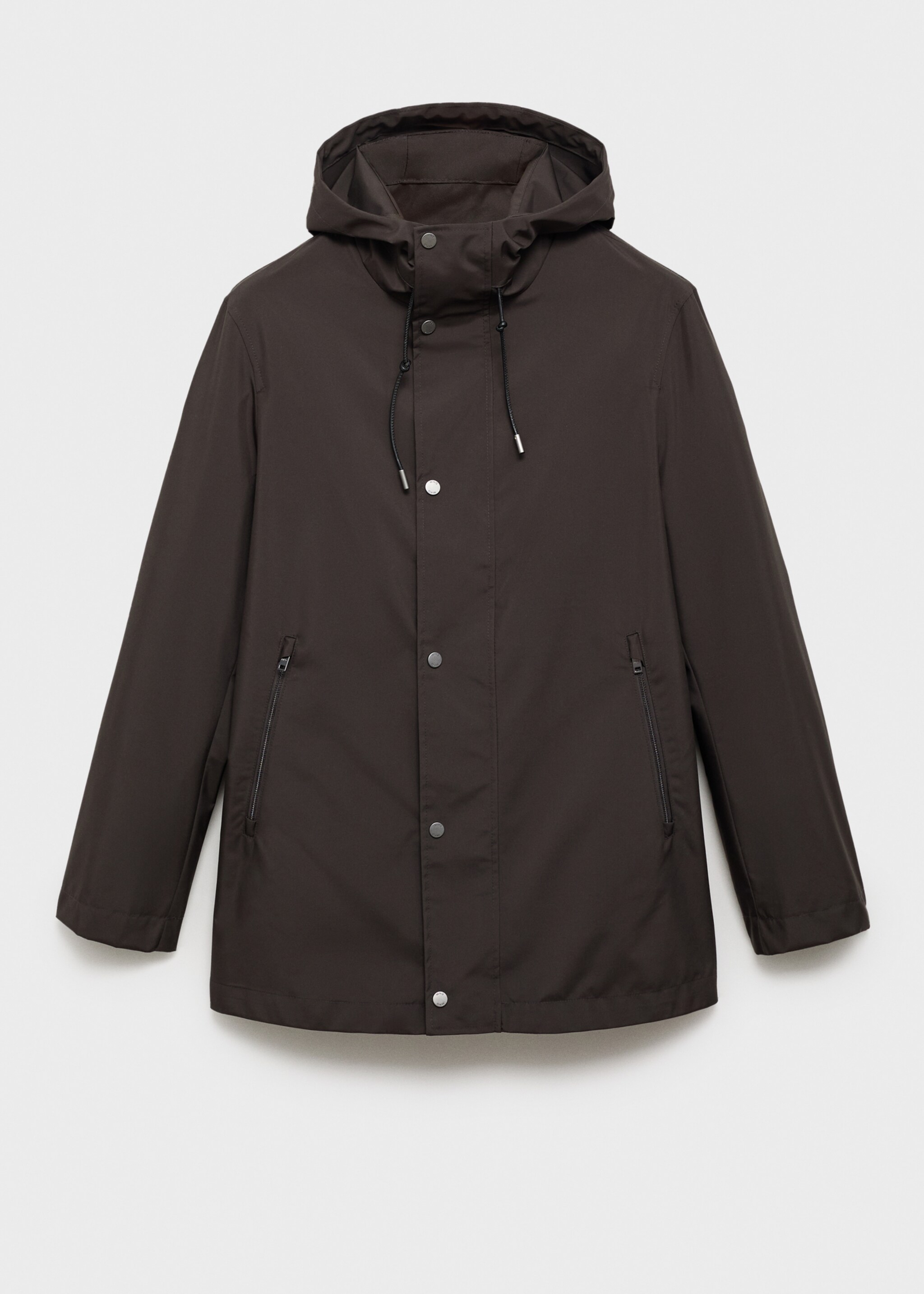 Waterafstotende parka met capuchon - Artikel zonder model
