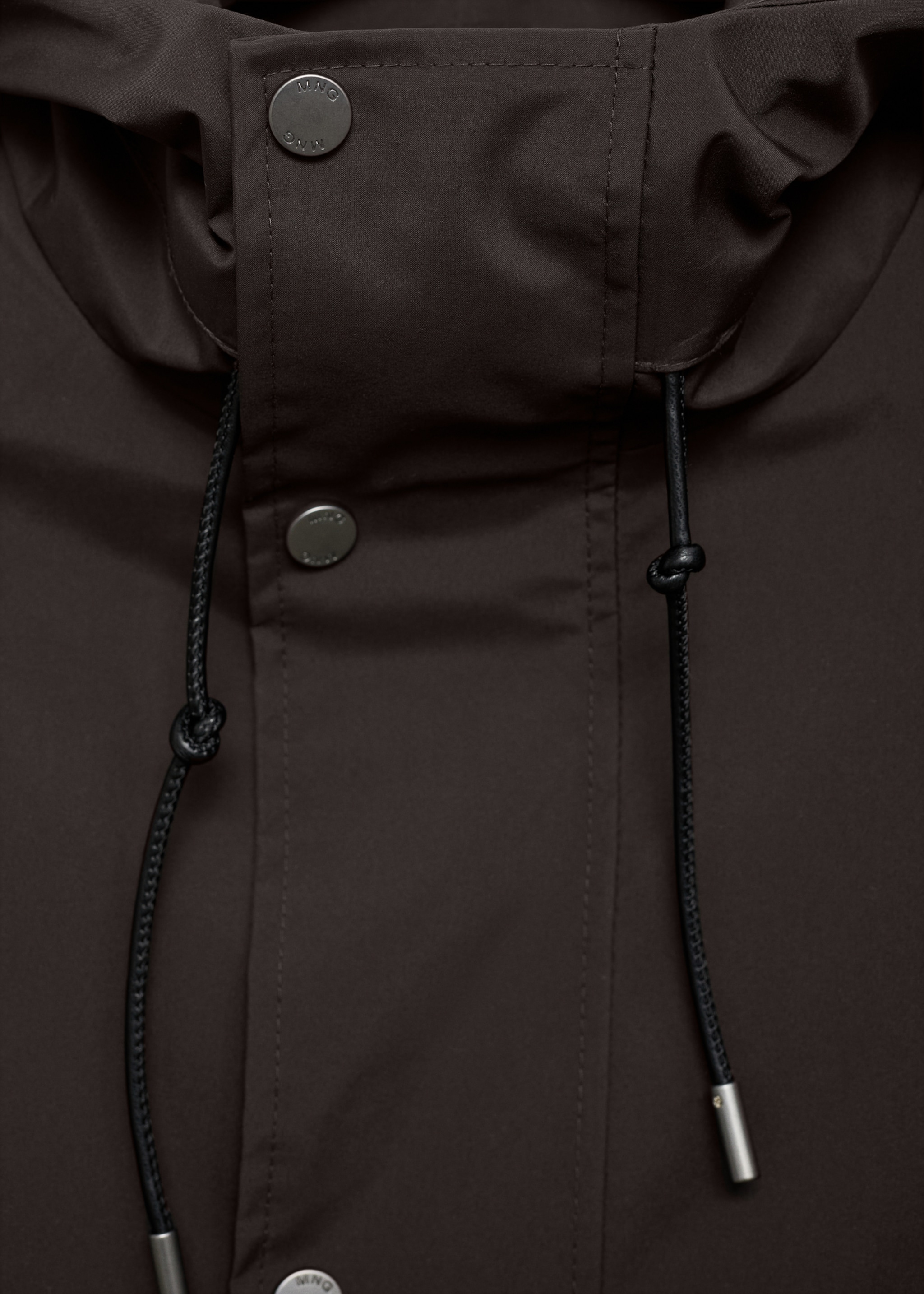 Waterafstotende parka met capuchon - Detail van het artikel 0