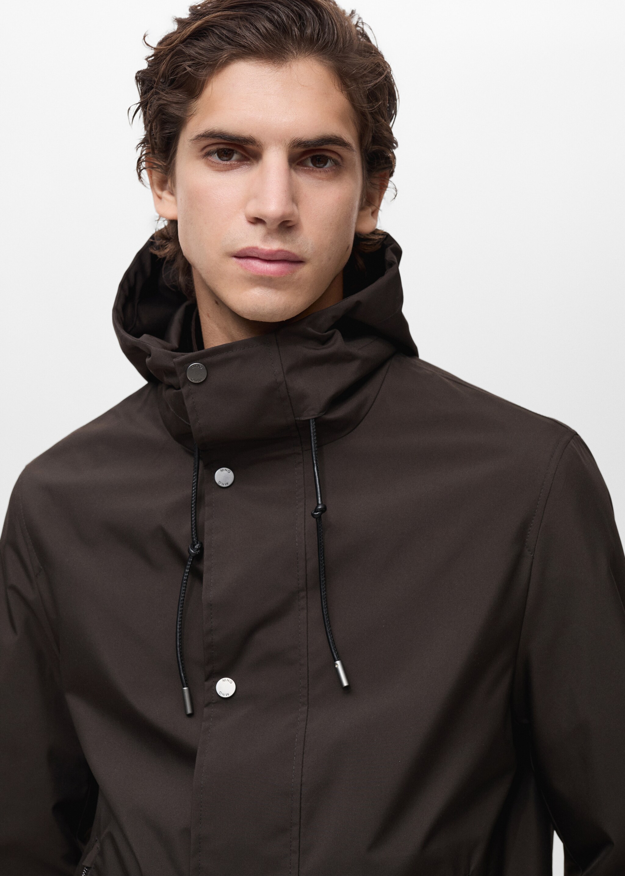 Waterafstotende parka met capuchon - Detail van het artikel 1