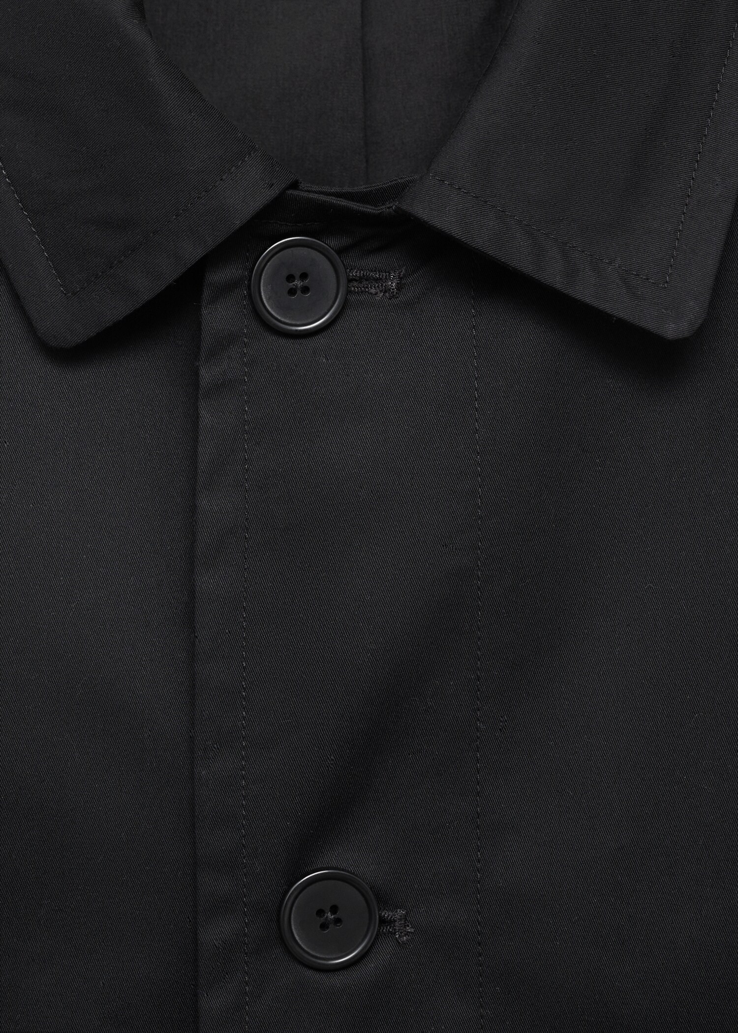 Water-repellent cotton trench coat - Details of the article 8