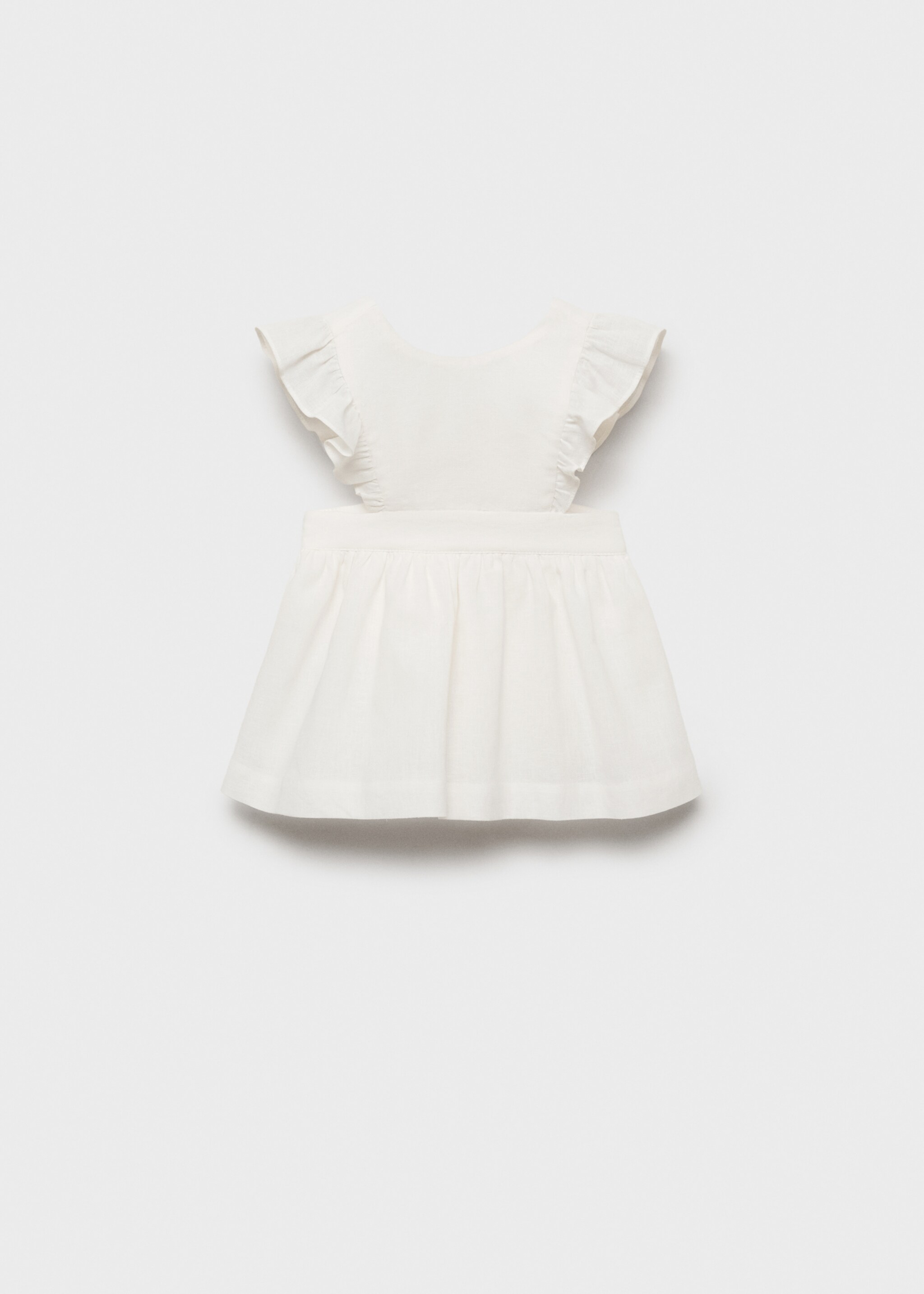 Ruffled linen dress - Article without model