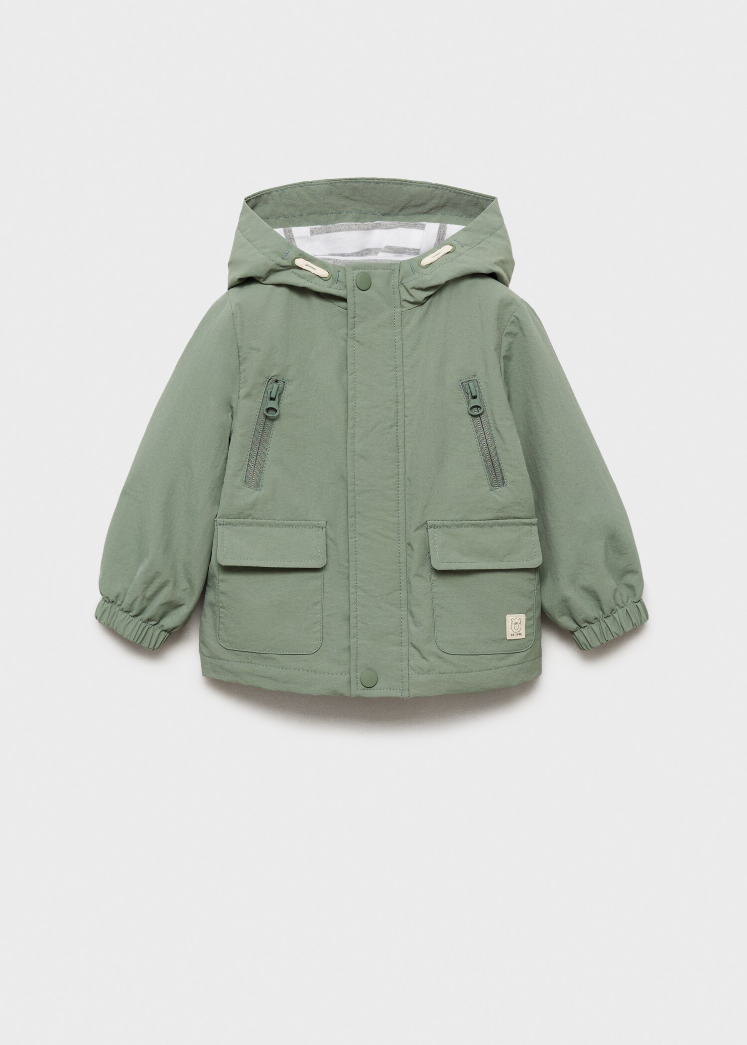 Quilted hooded parka - Article without model