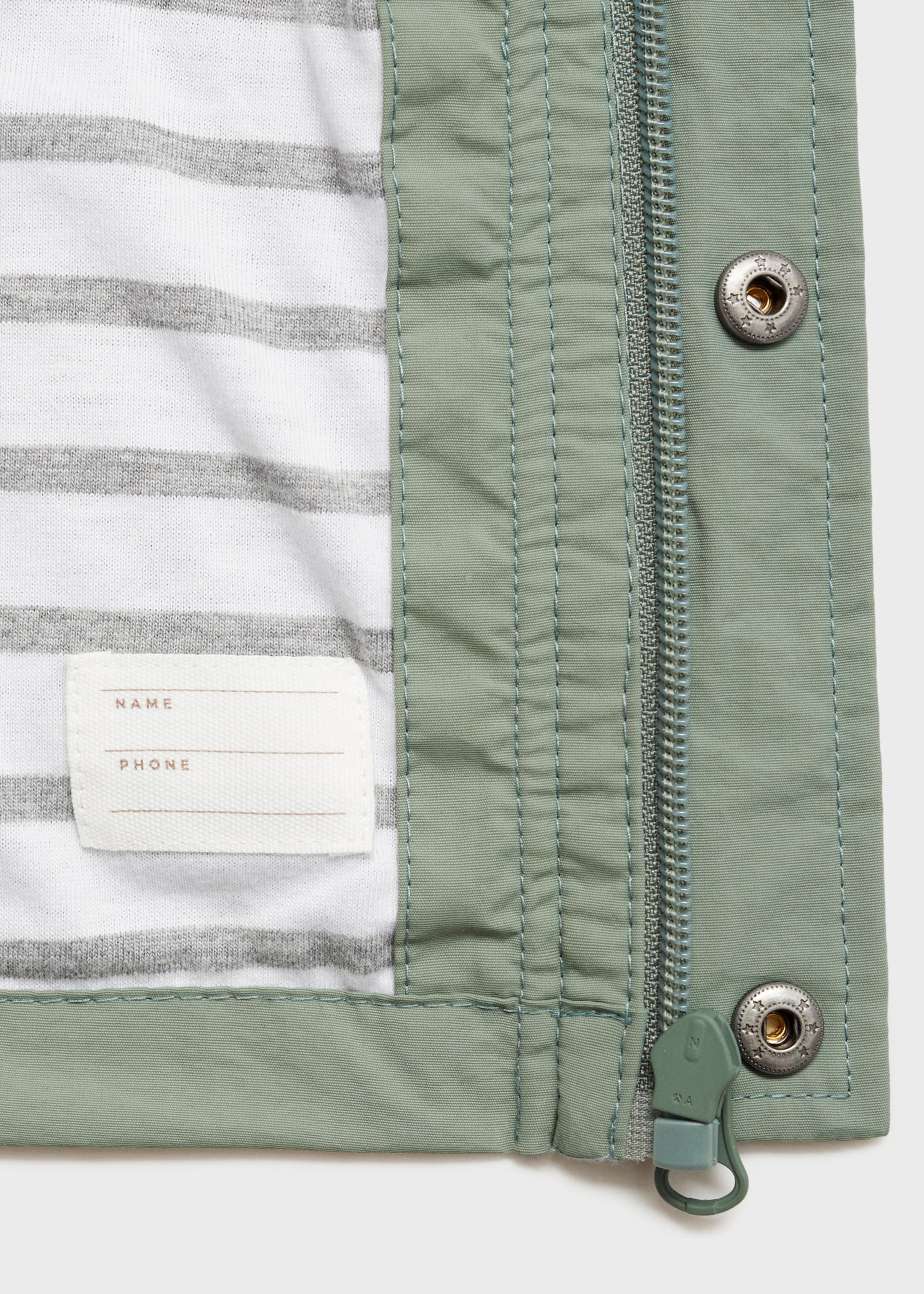 Wattierter Kapuzenparka - Detail des Artikels 0