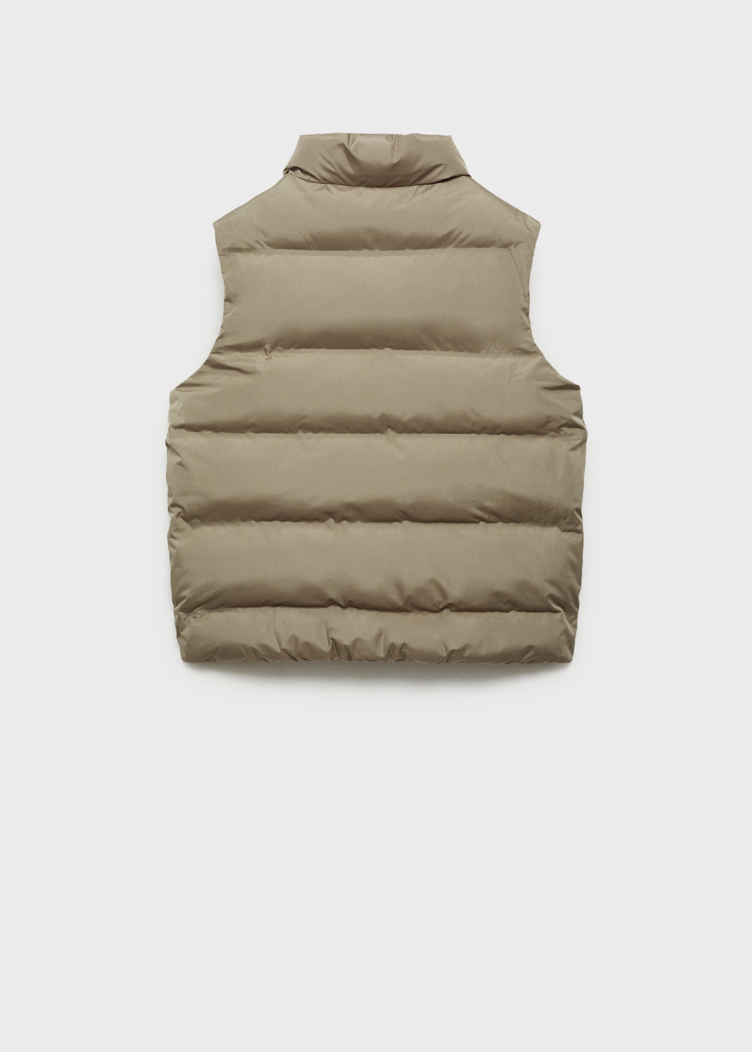 Quilted gilet with pockets - Reverse of the article