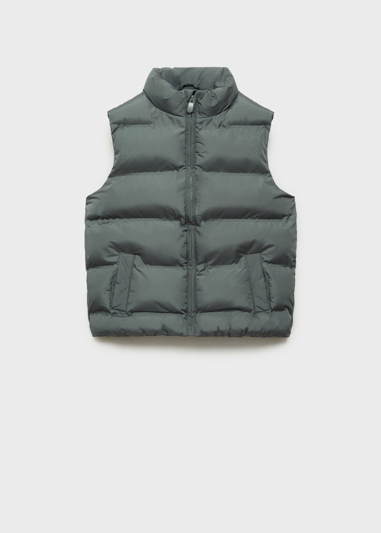Quilted gilet with pockets - Article without model