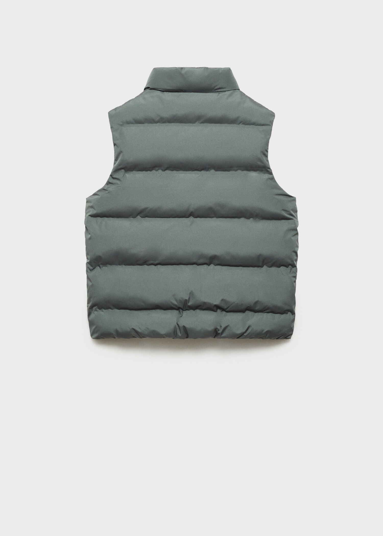 Quilted gilet with pockets - Reverse of the article