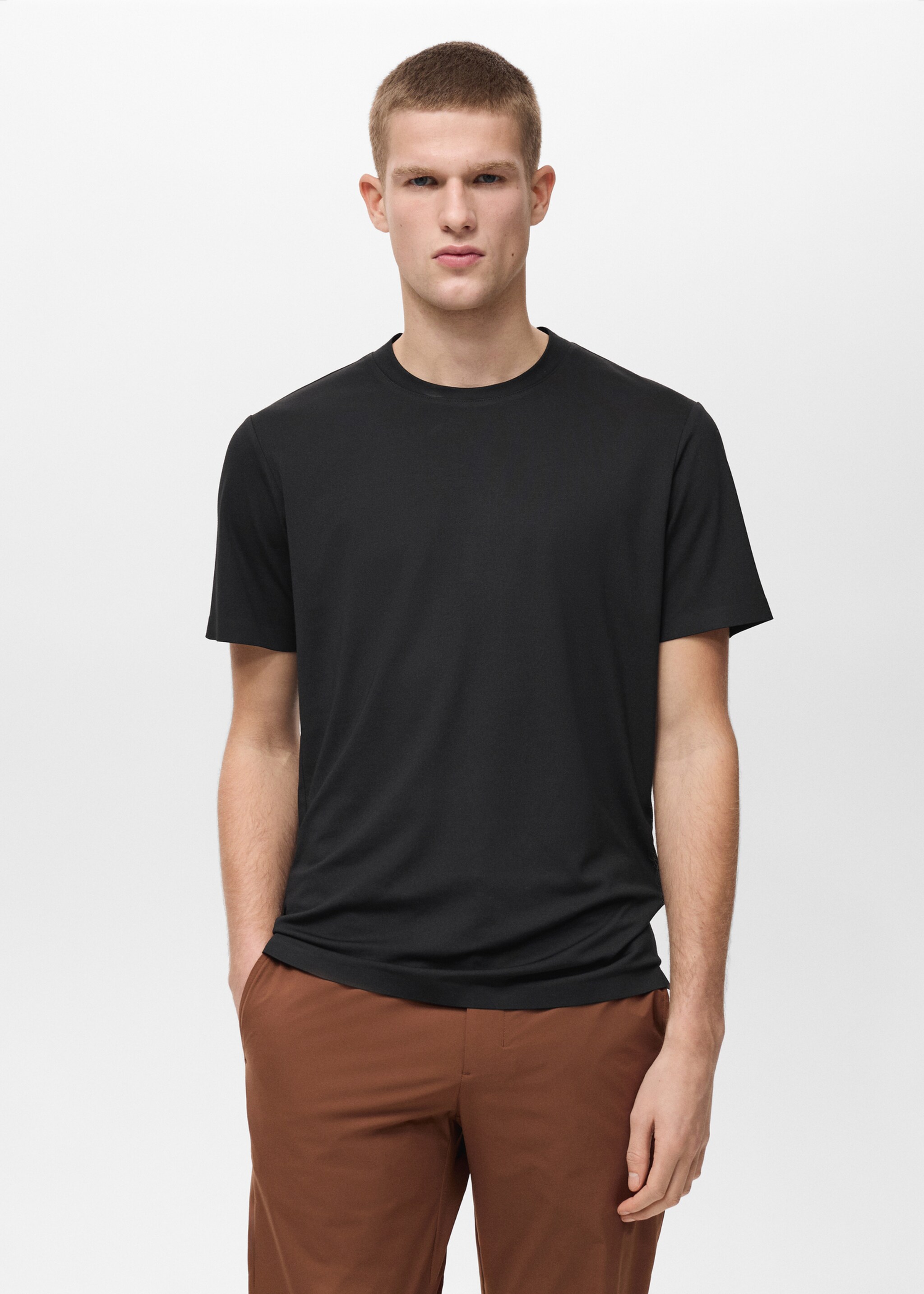 COOLMAX® slim fit T-shirt - Medium plane