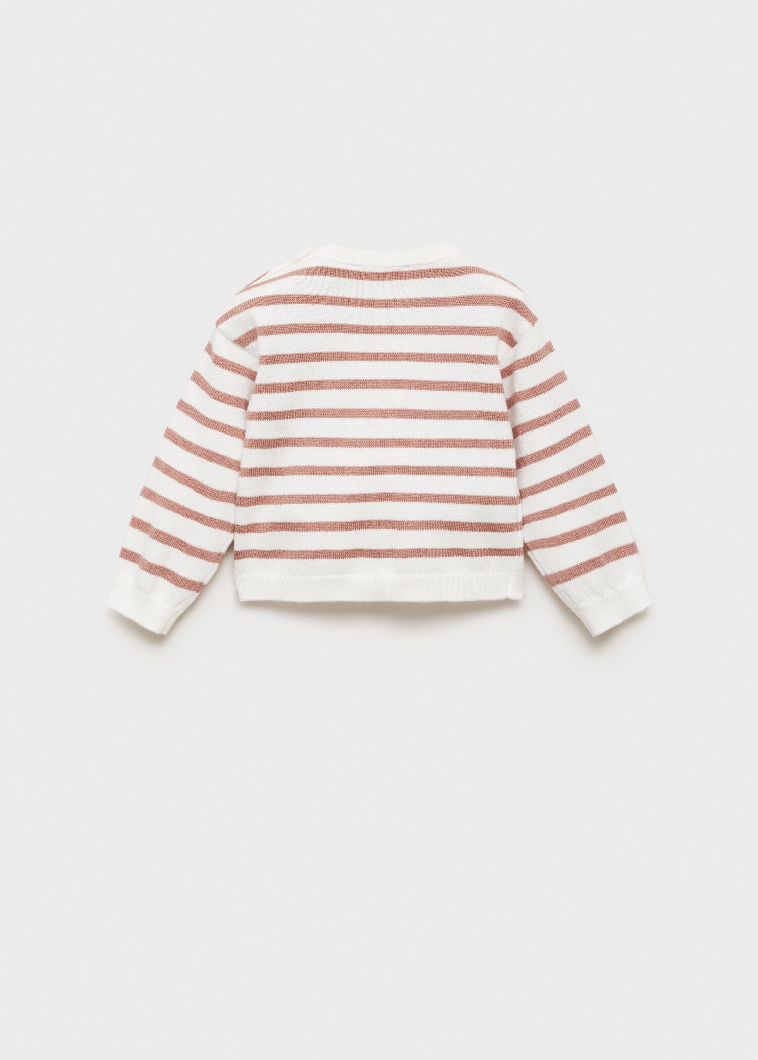 Knit striped sweater - Reverse of the article