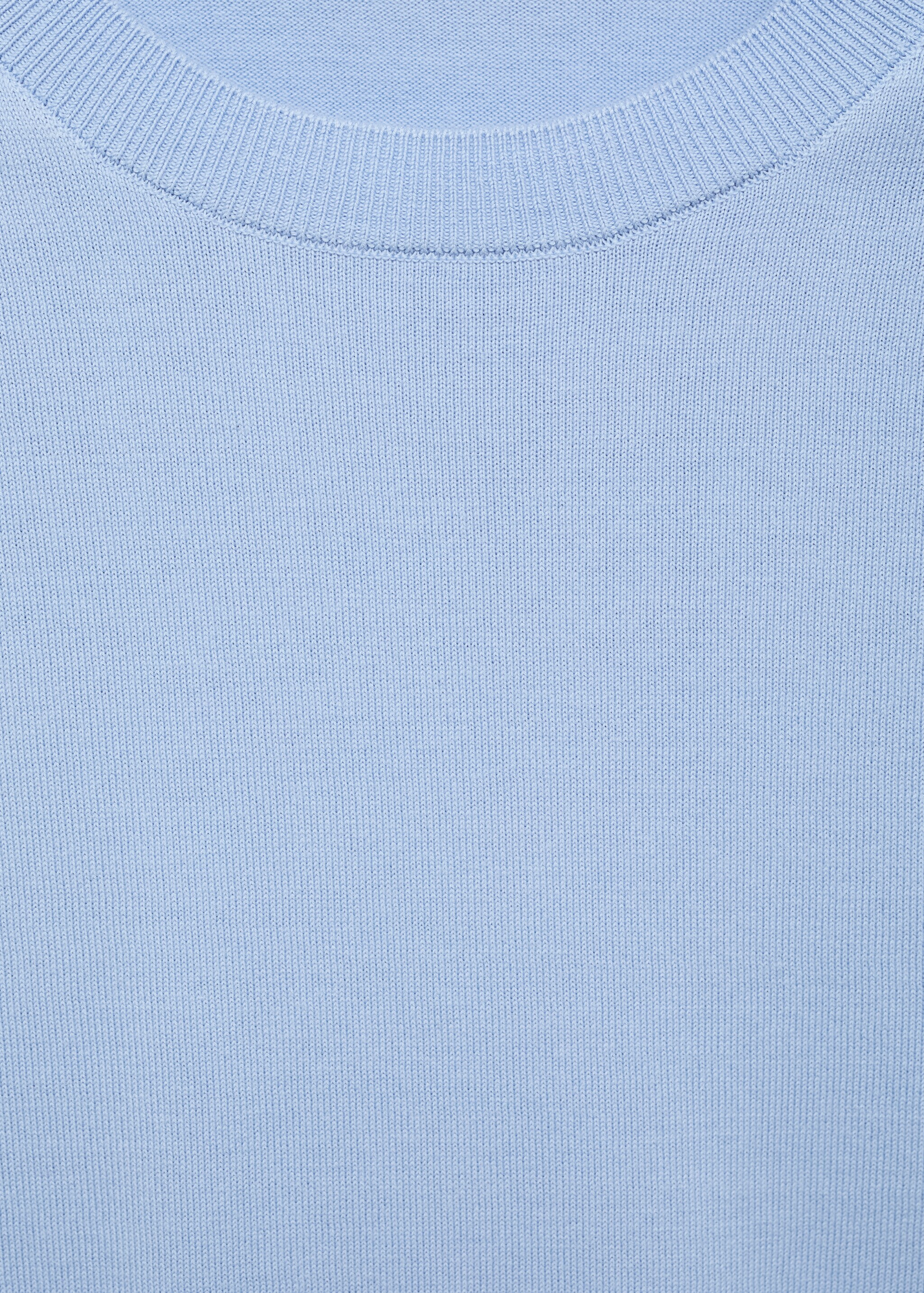 Cotton fine-knit t-shirt - Details of the article 8