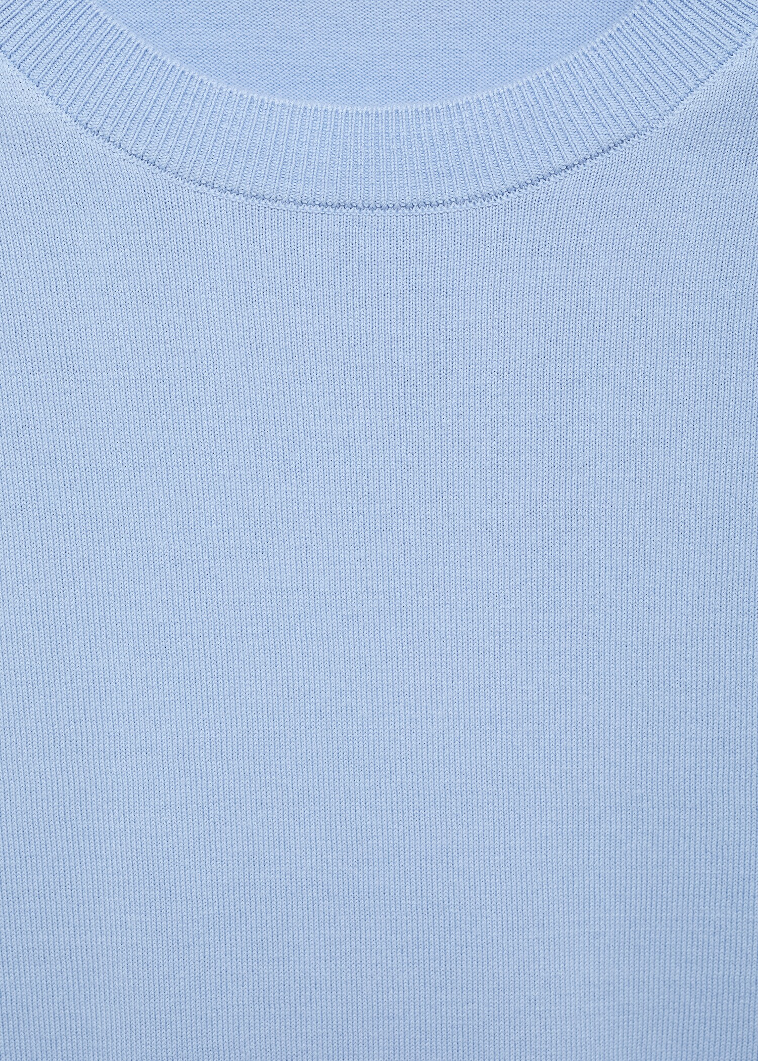 Cotton fine-knit t-shirt - Details of the article 8