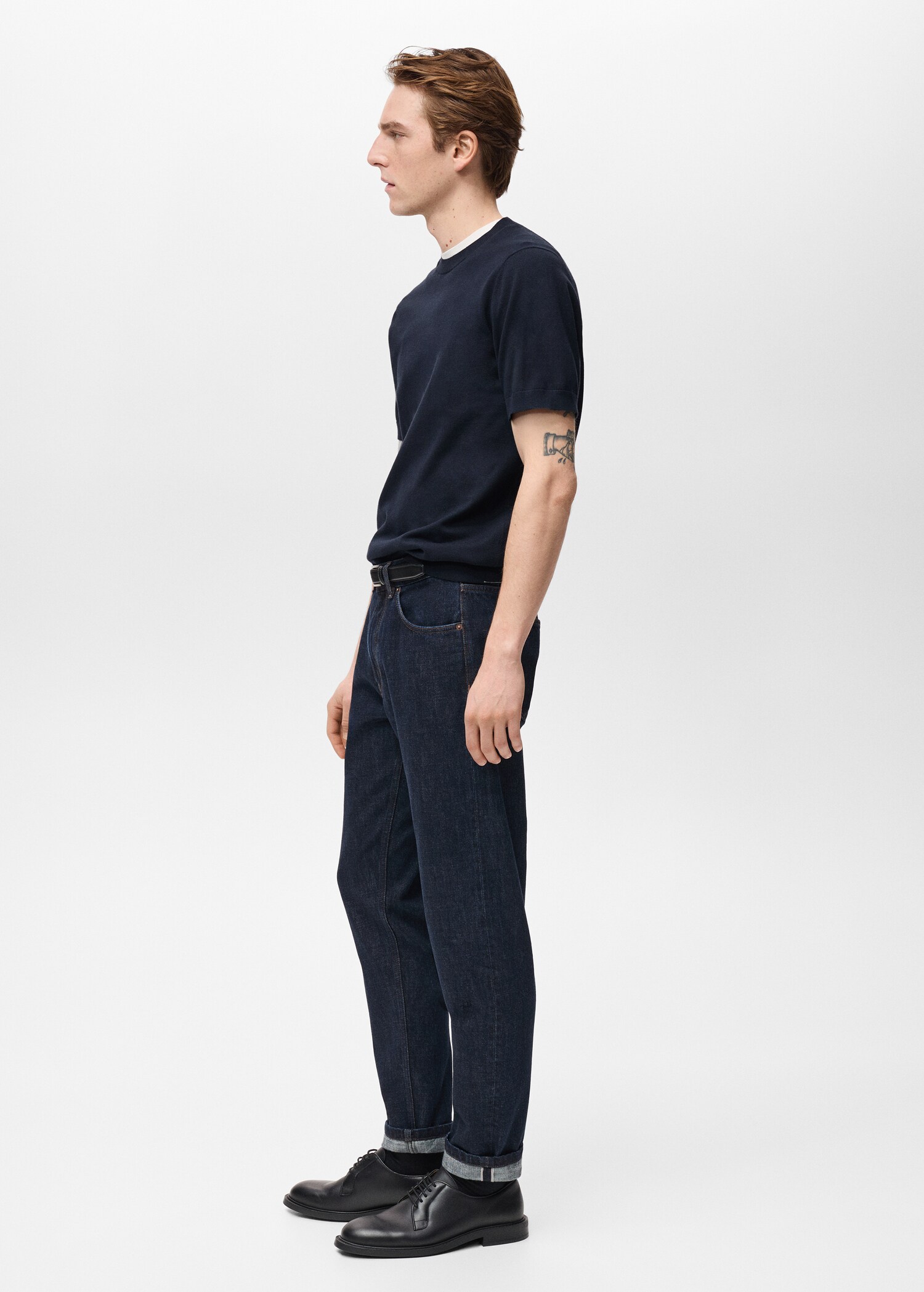 Cotton fine-knit t-shirt - Details of the article 2