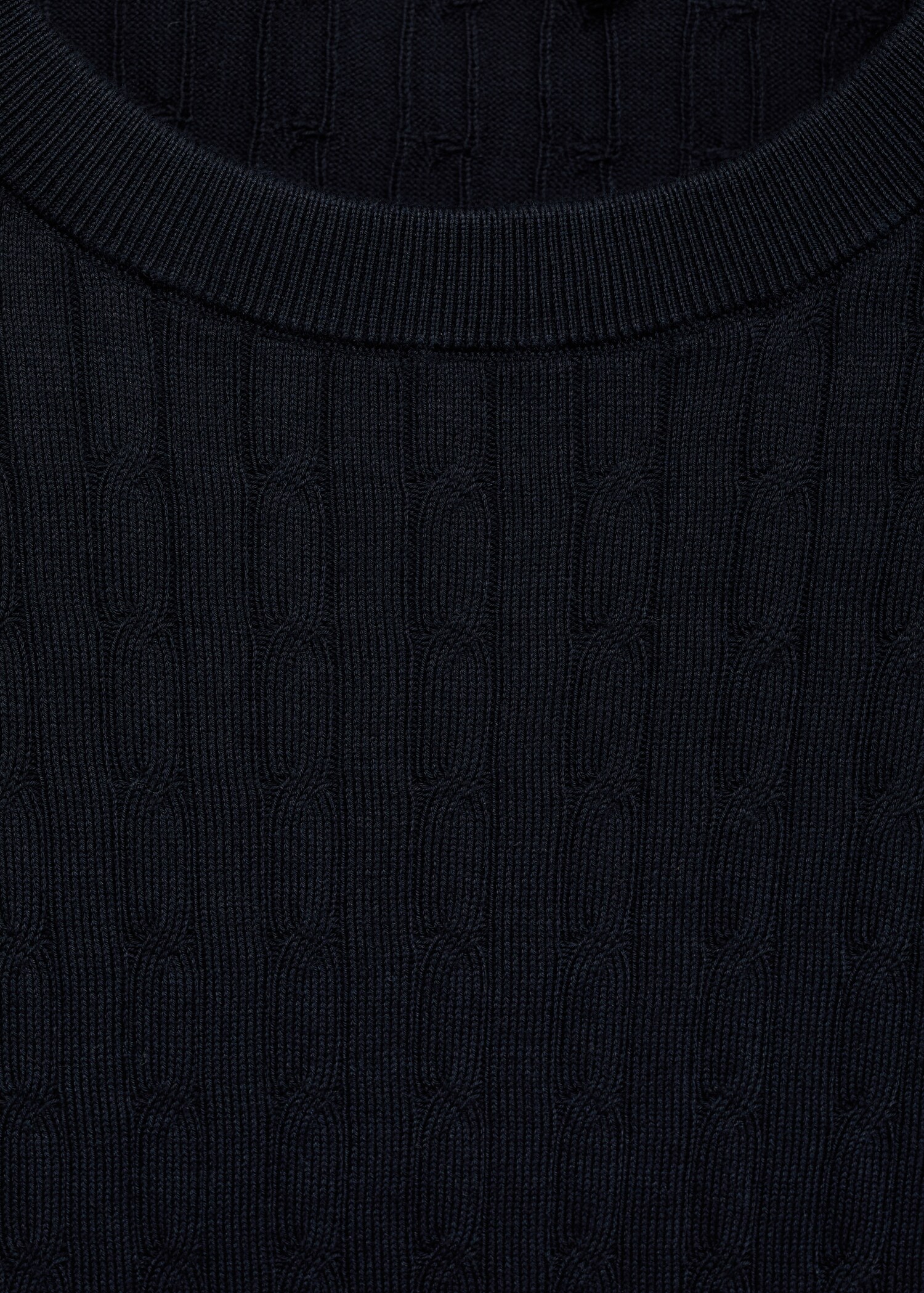 Braided fine-knit t-shirt - Details of the article 8