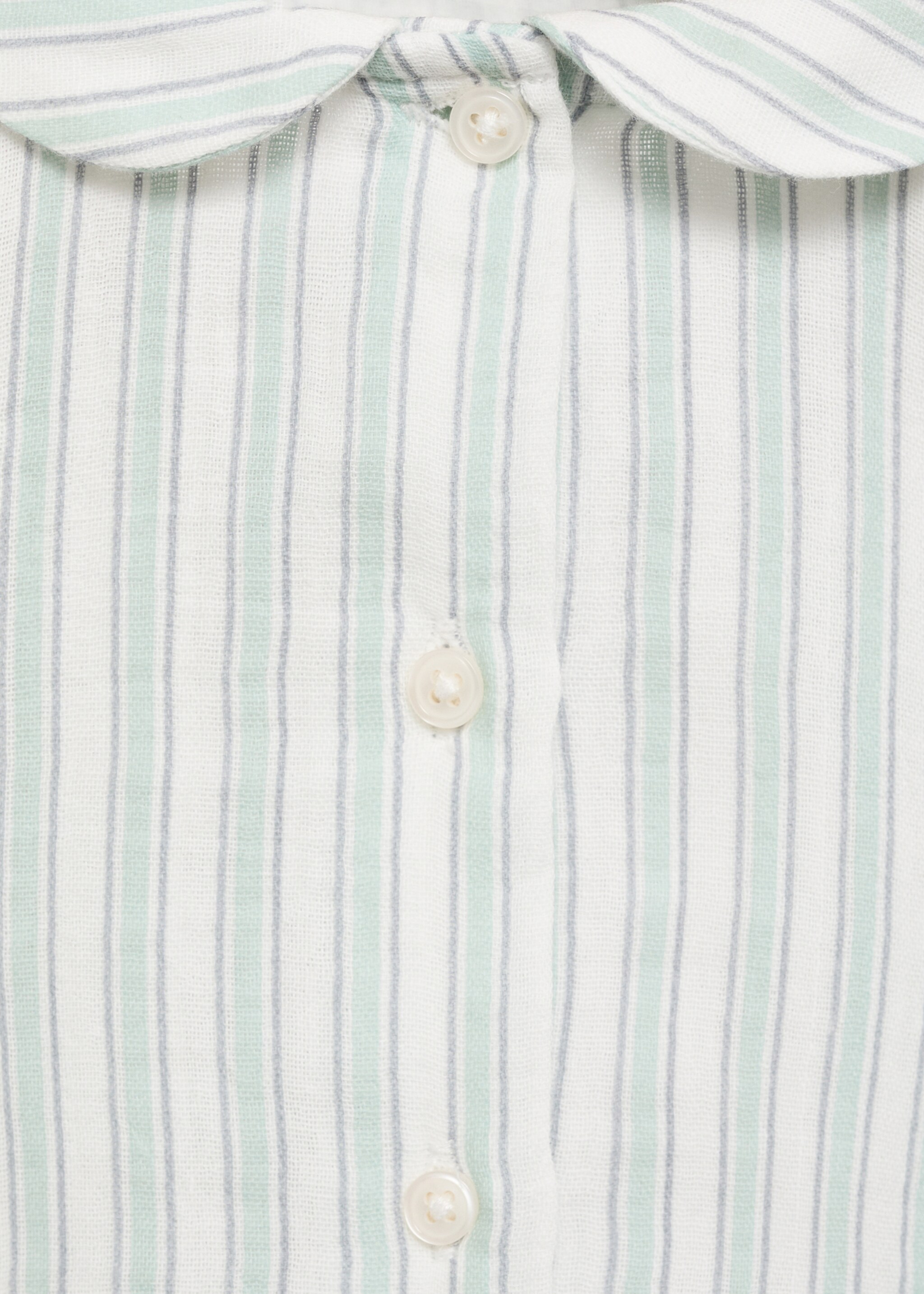 Striped cotton shirt - Details of the article 8