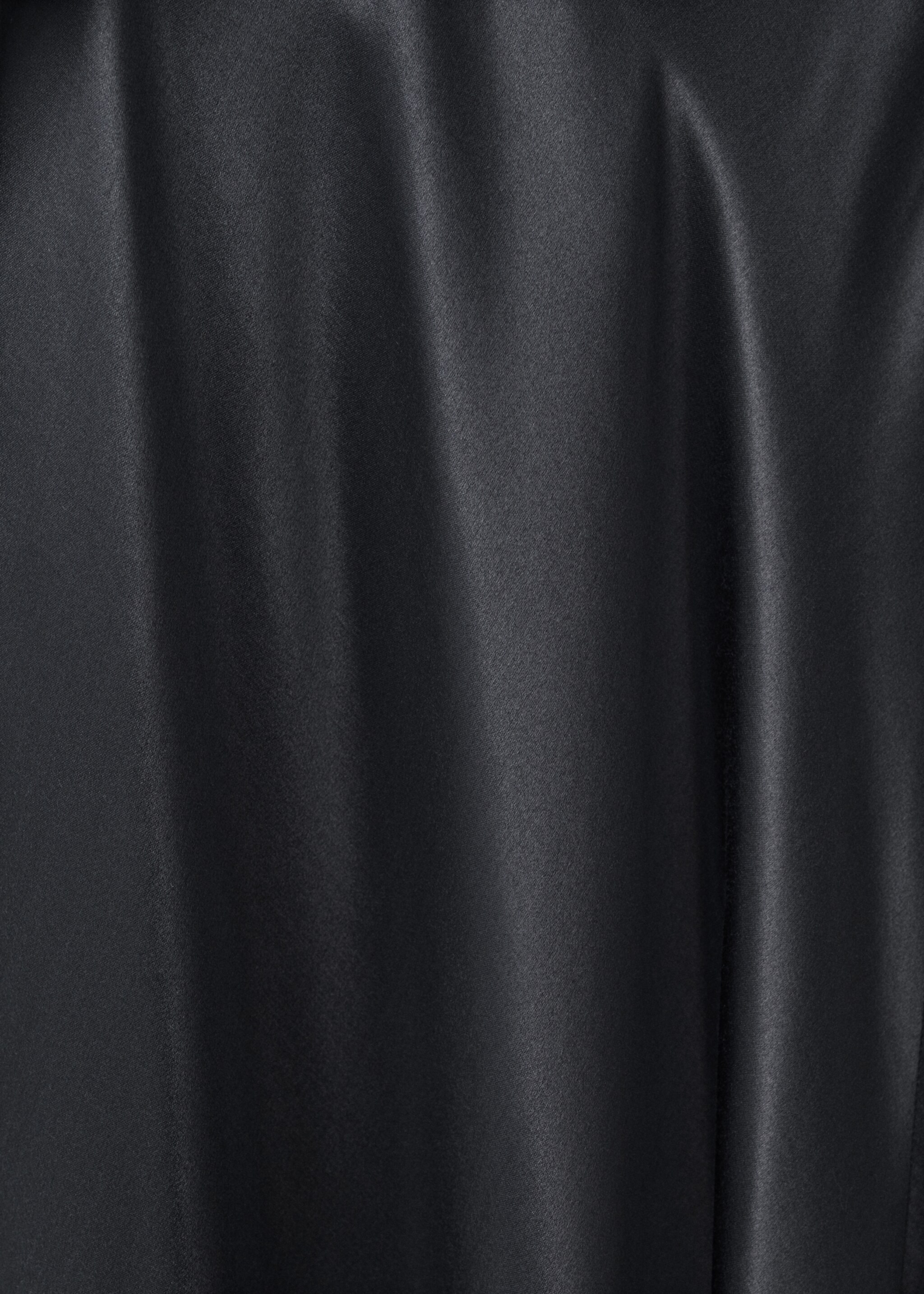 Silk dress with draped neckline - Details of the article 0
