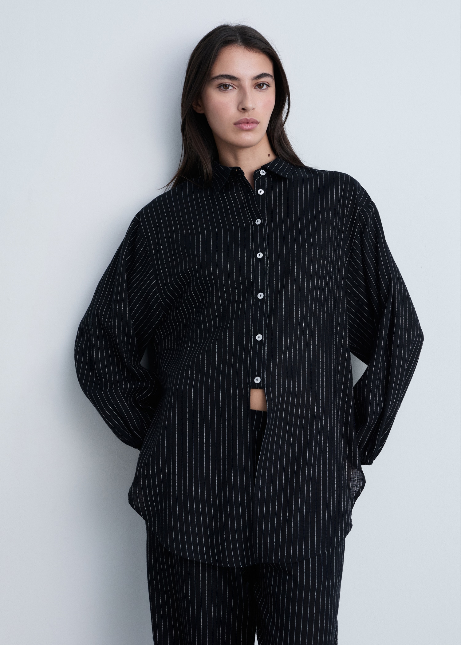 Camicia righe nodo - Piano medio