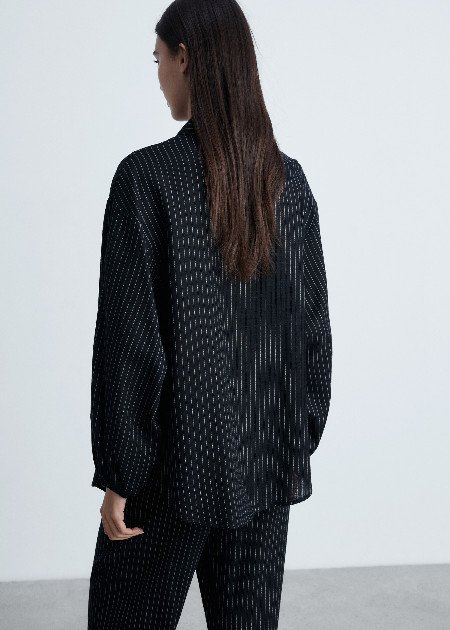 Camicia righe nodo - Retro dell'articolo