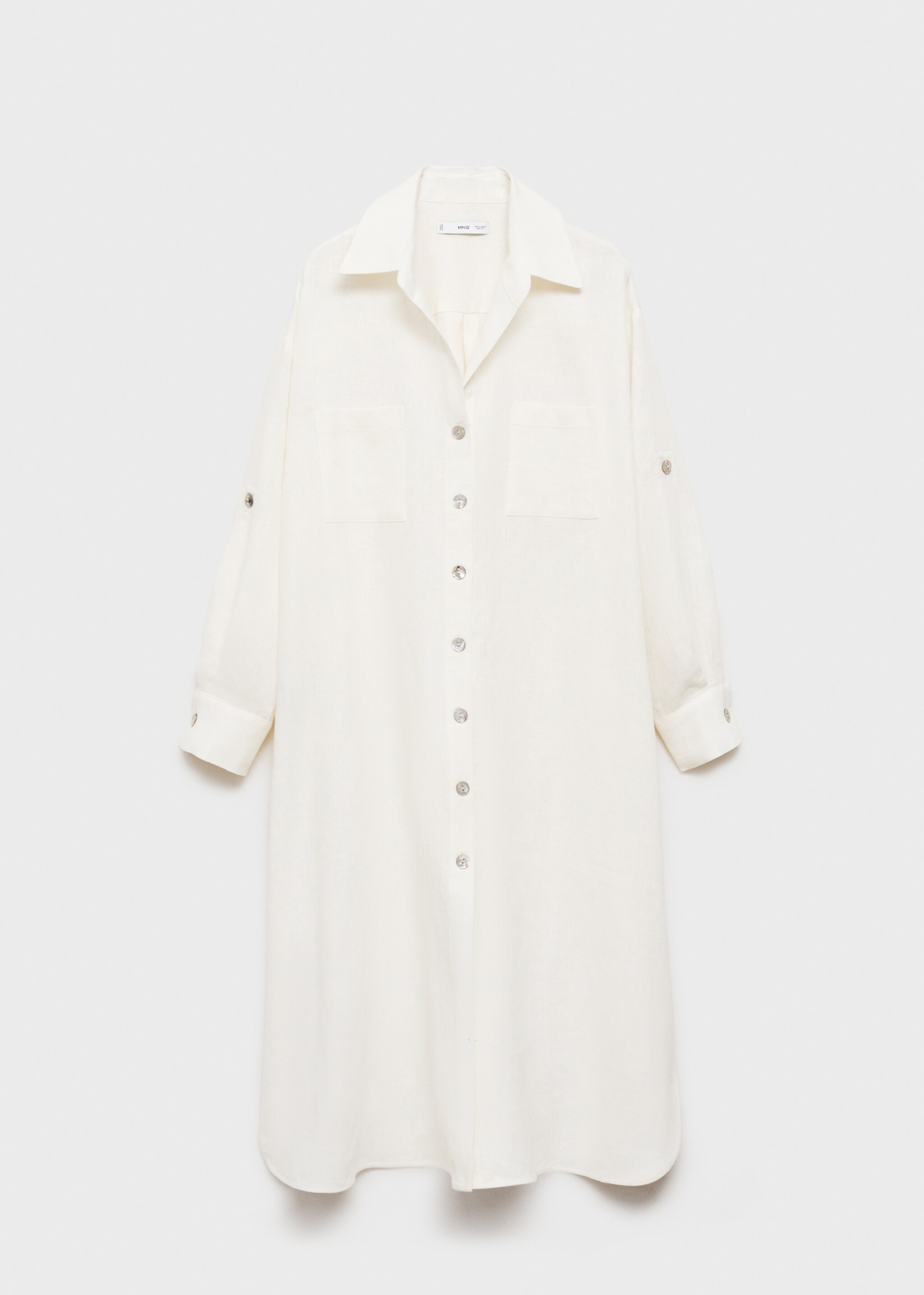 Linen long shirt - Article without model
