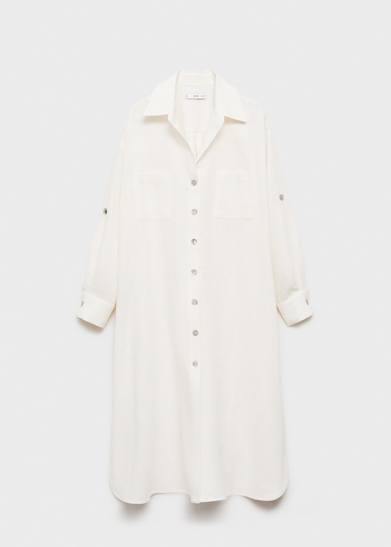 Linen long shirt - Article without model