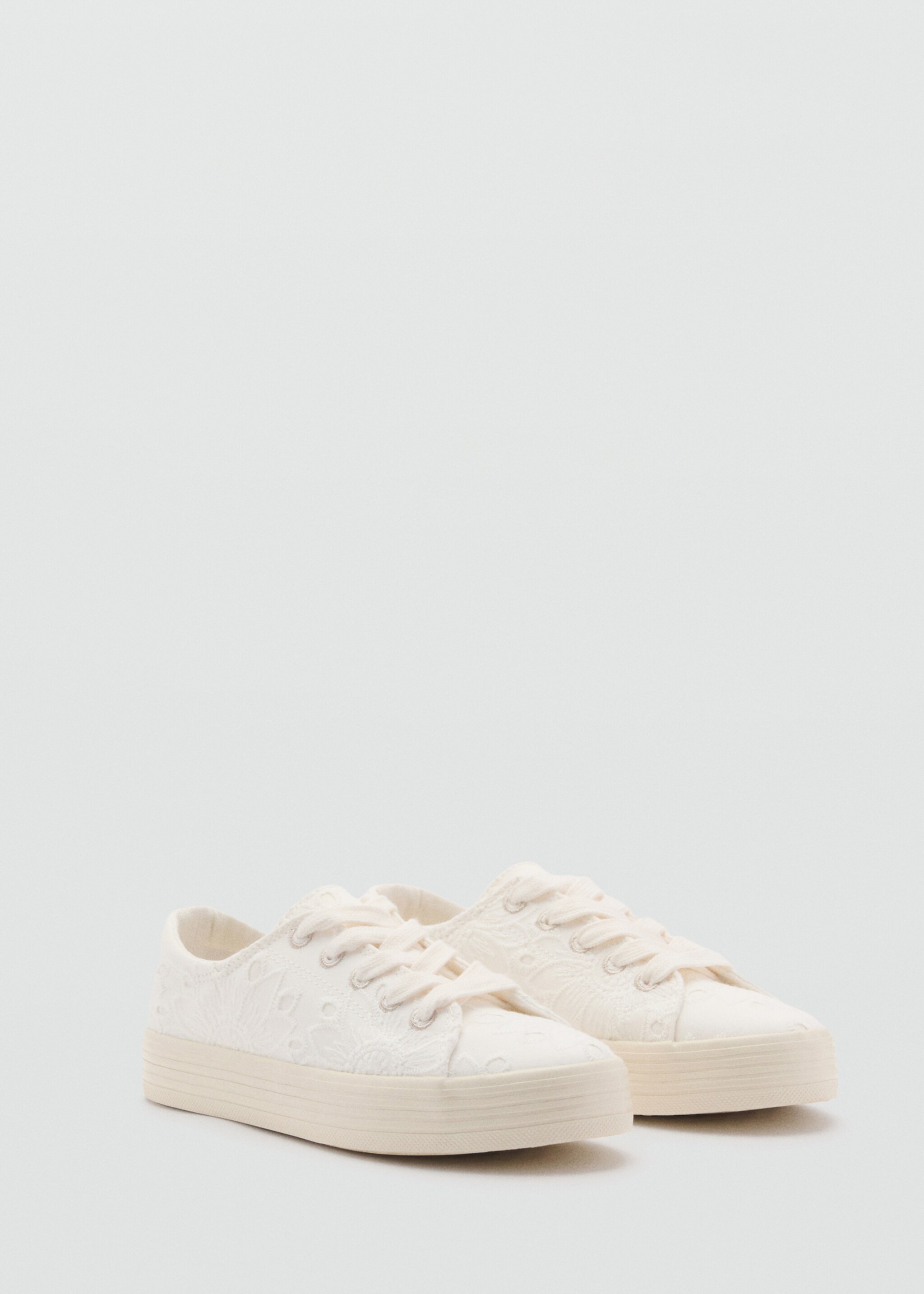 Embroidered sneakers - Medium plane