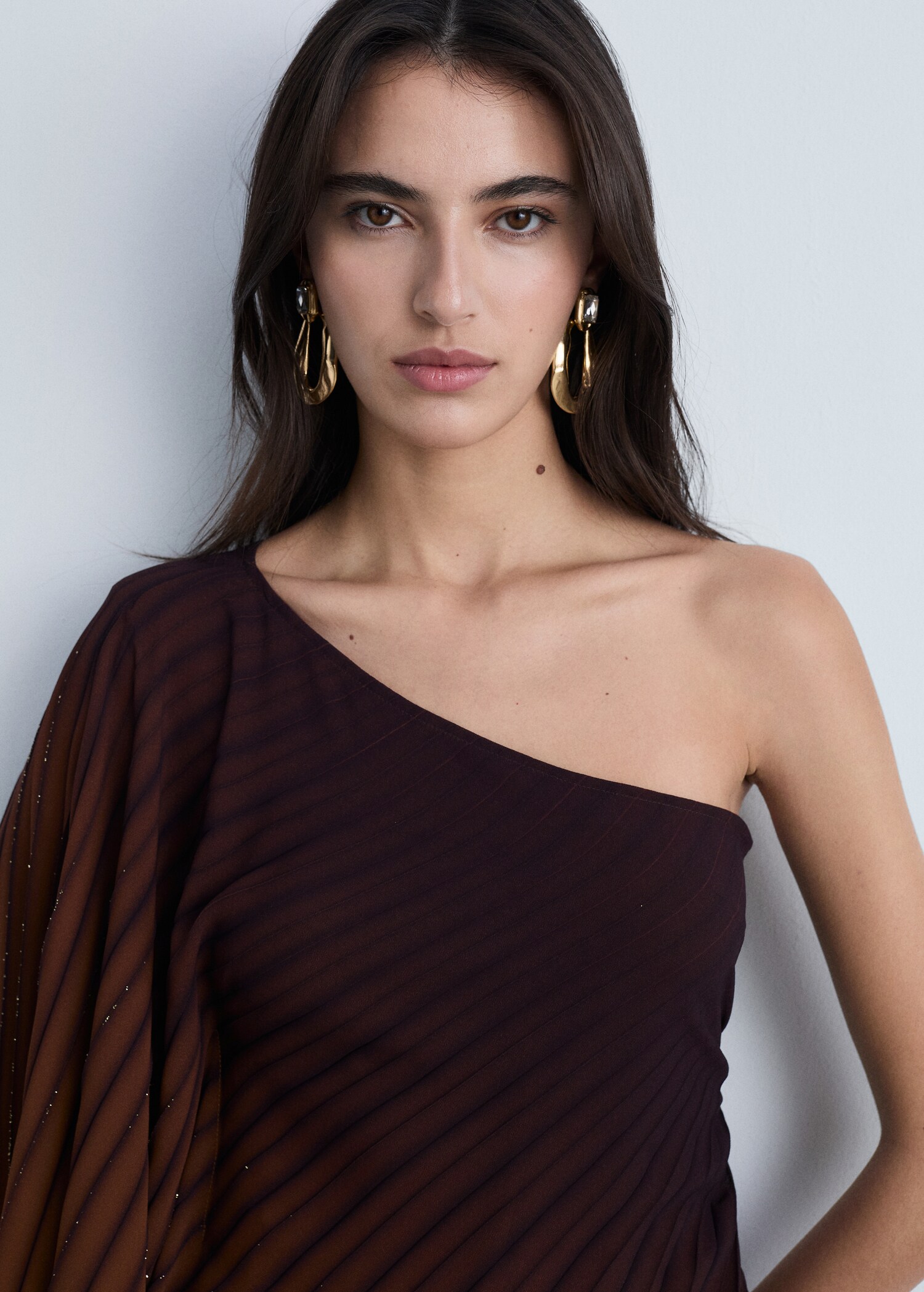 Blusa asimmetrica plissettata - Dettaglio dell'articolo 1