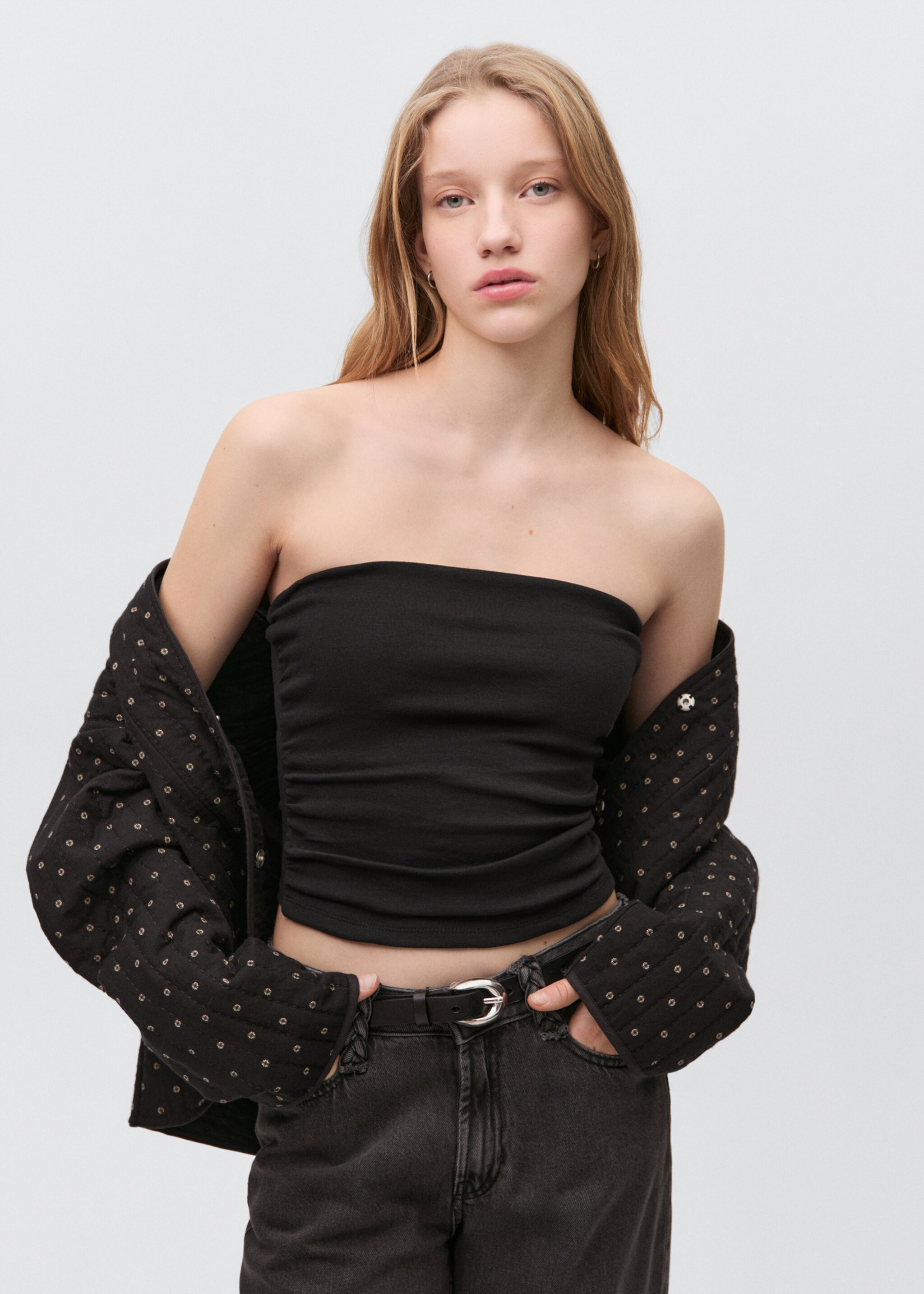 Ponte bandeau top - Medium plane