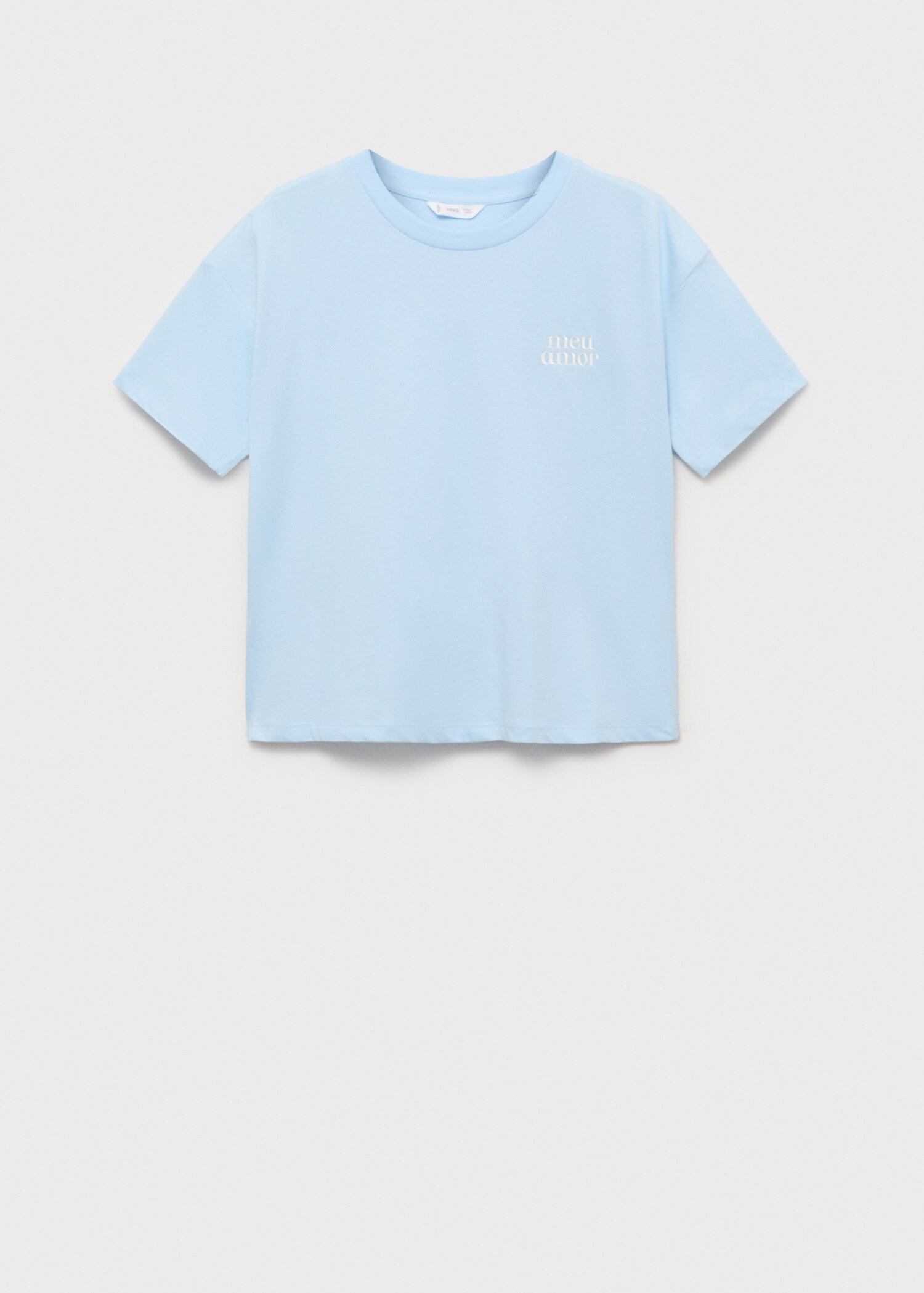 Message cotton T-shirt - Article without model