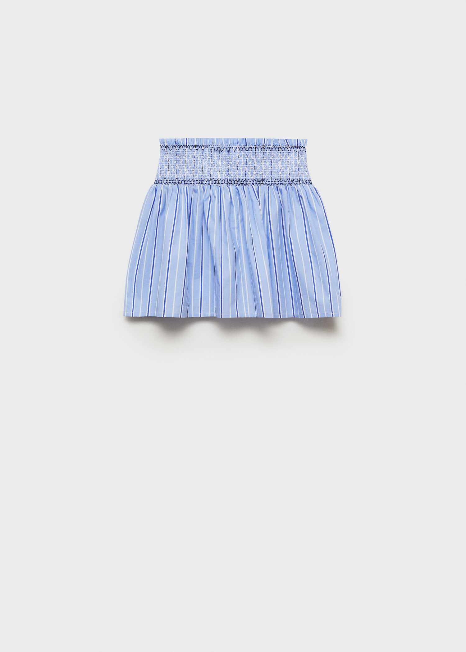 Short pleated skirt - Reverse of the article