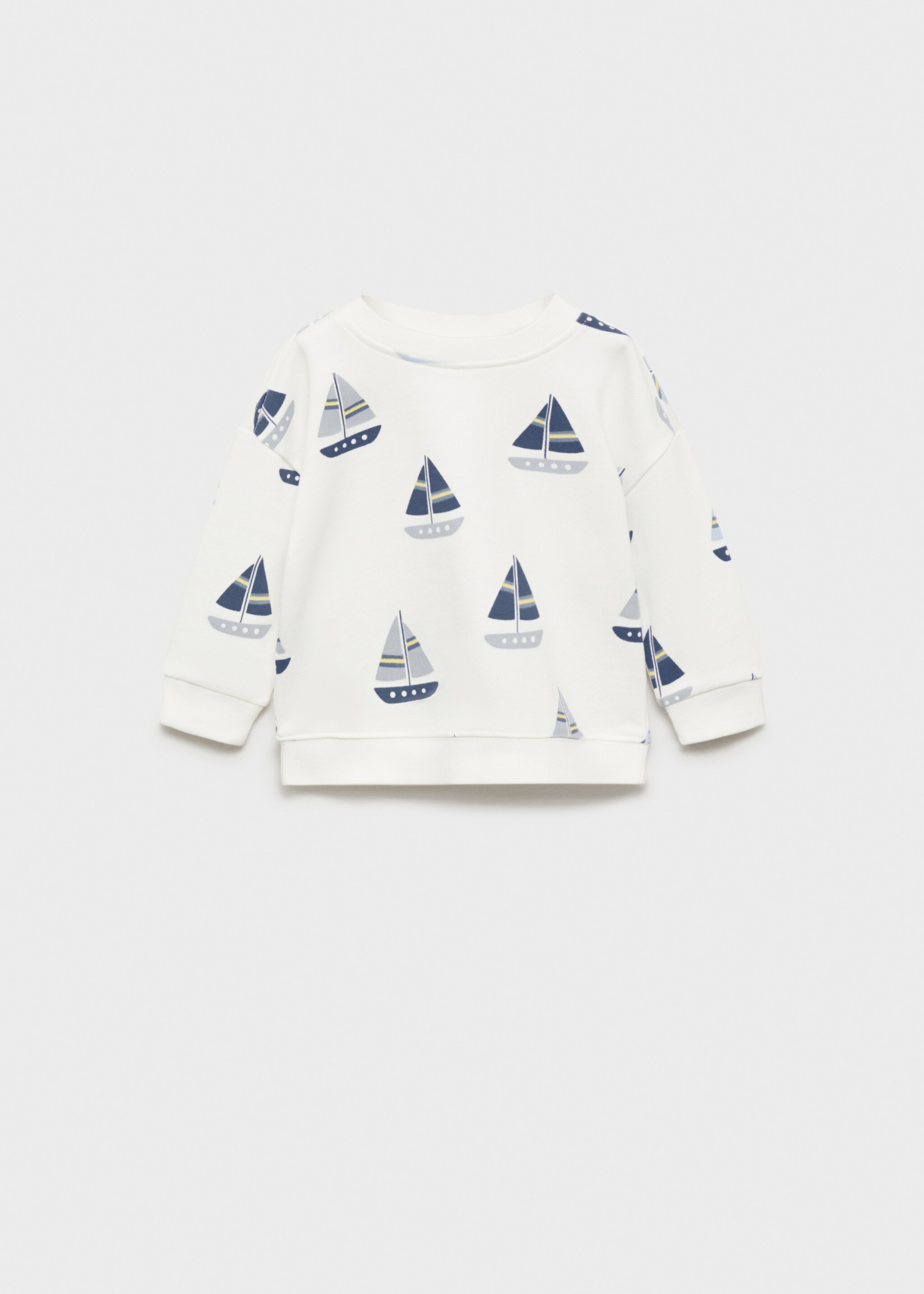 Sweat-shirt coton imprimé - Article sans modèle