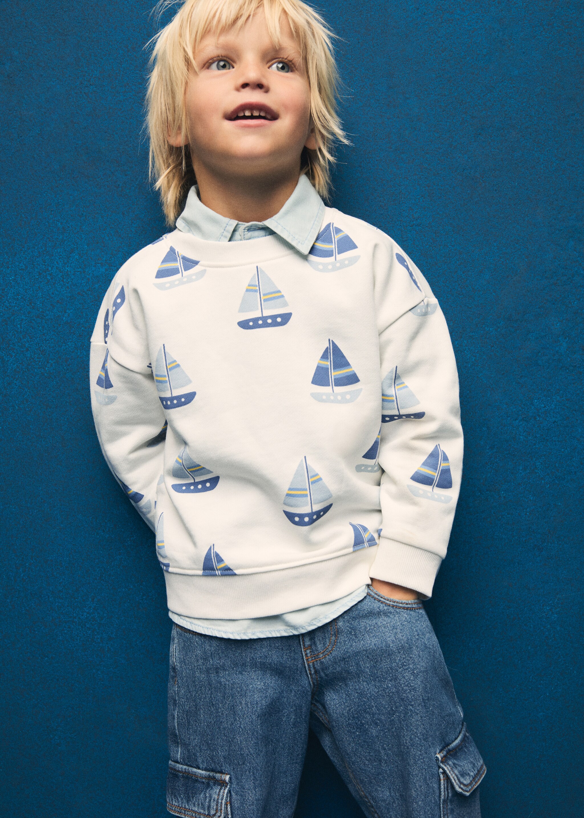 Sweat-shirt coton imprimé - Détail de l'article 5