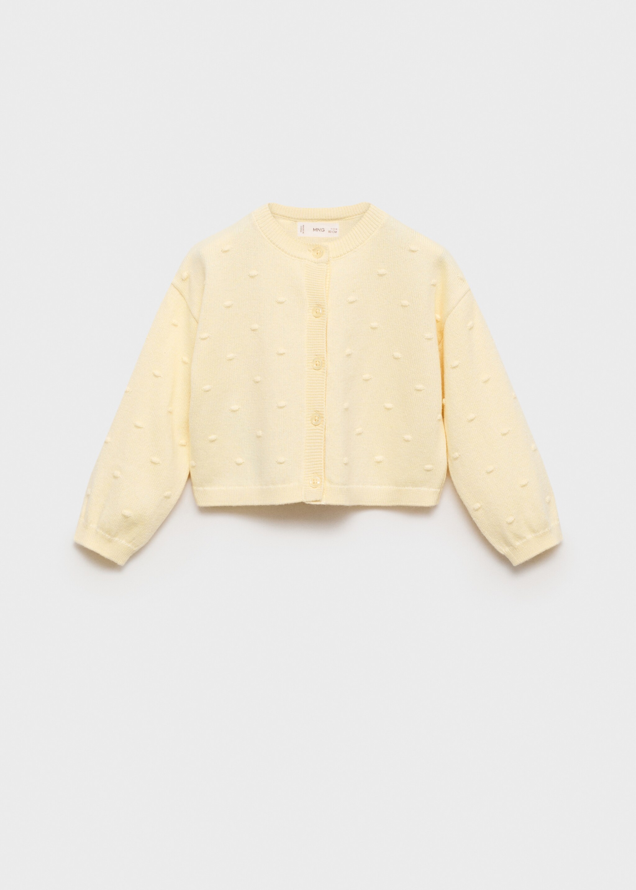 Embroidered knit cardigan - Article without model
