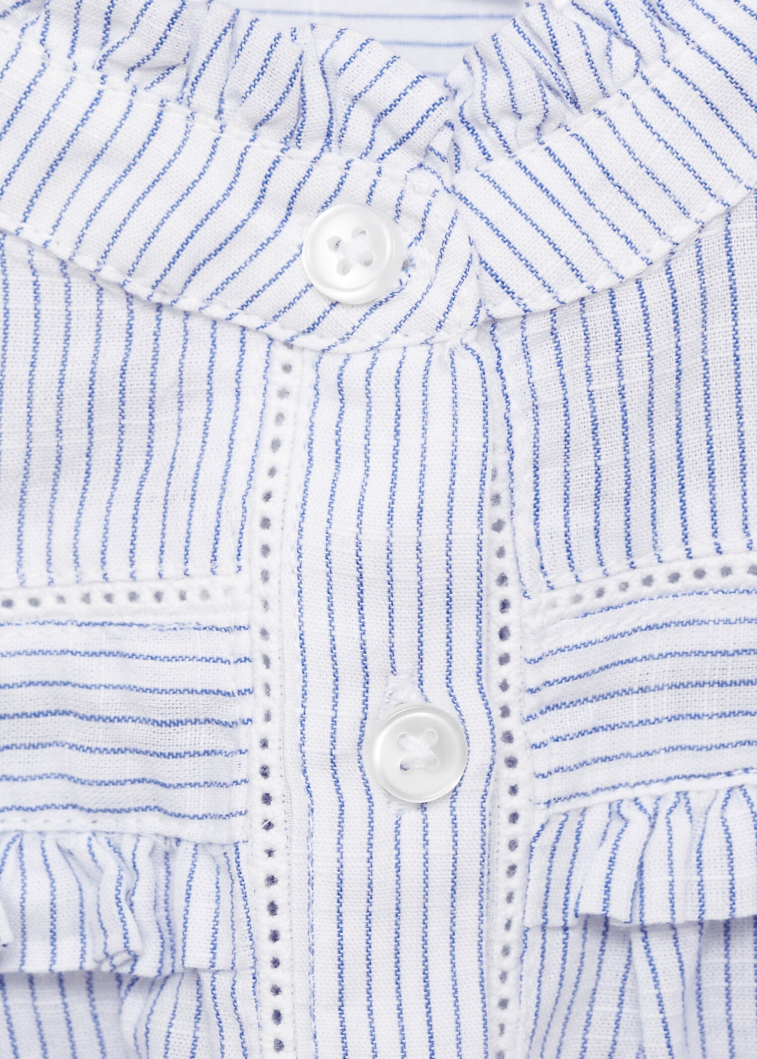 Prugasta bluza od tila - Detalji artikla 8