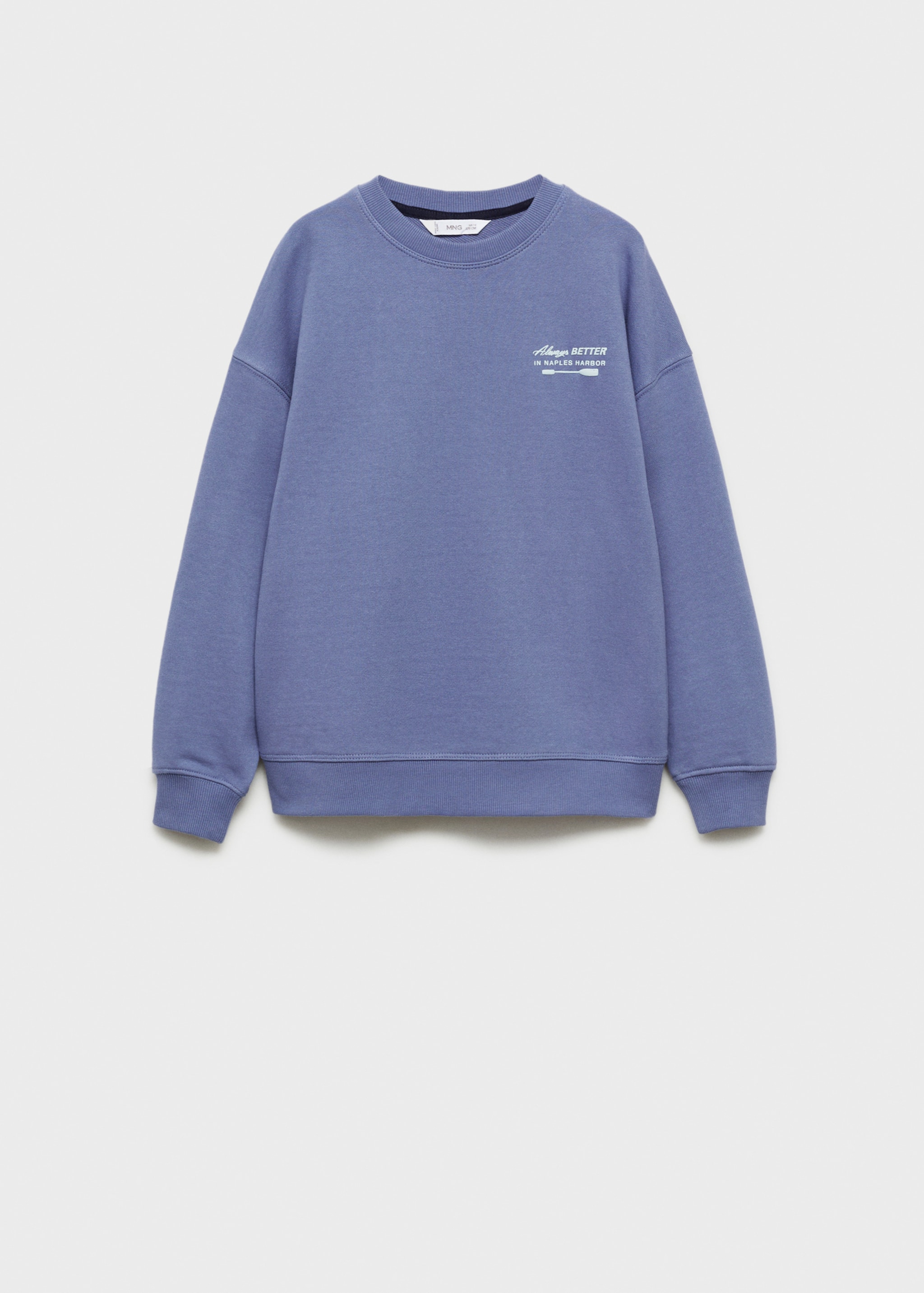 Printed cotton sweatshirt - Article without model
