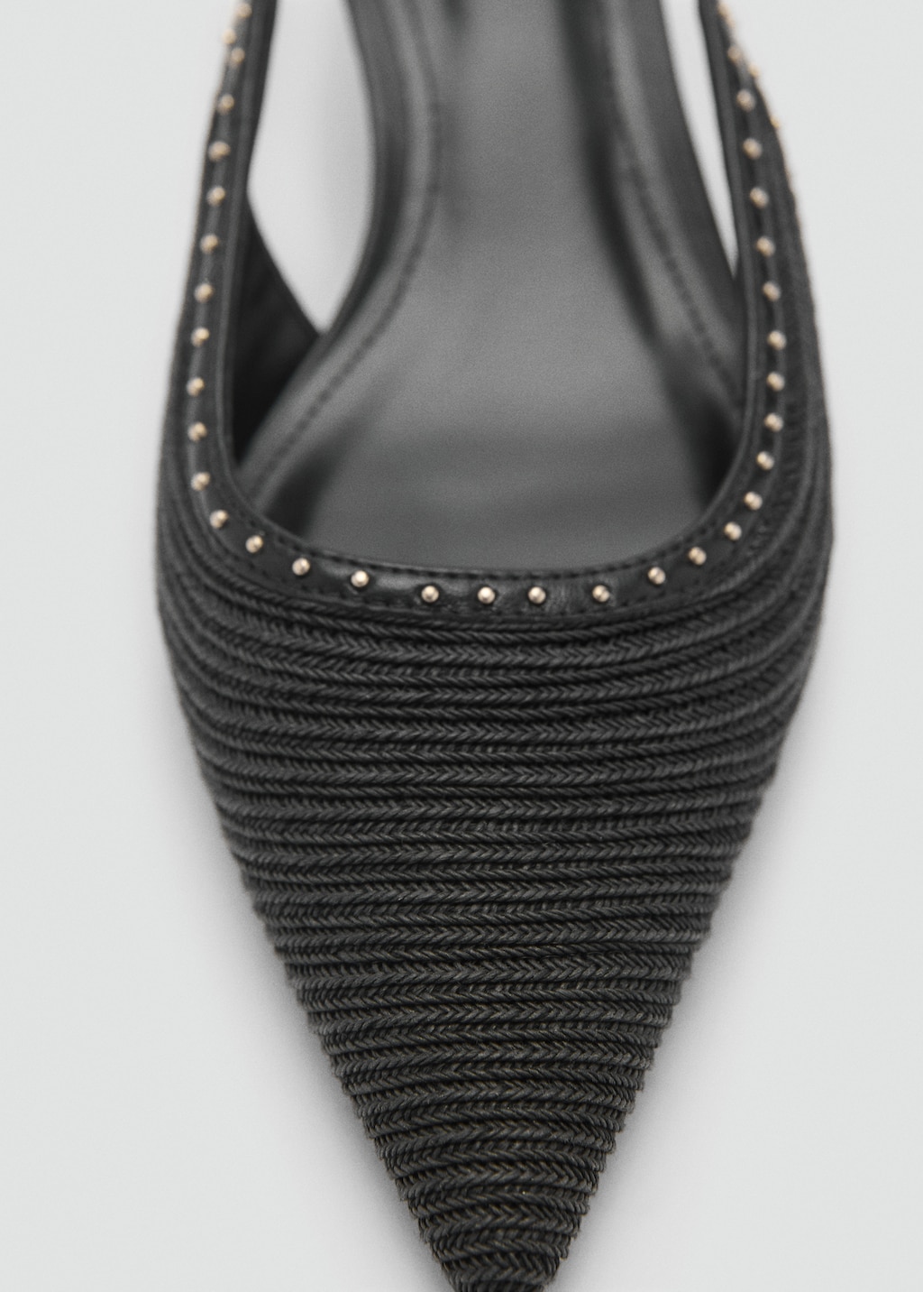 Thumbnail of Natural fiber kitten-heel shoes - Sand