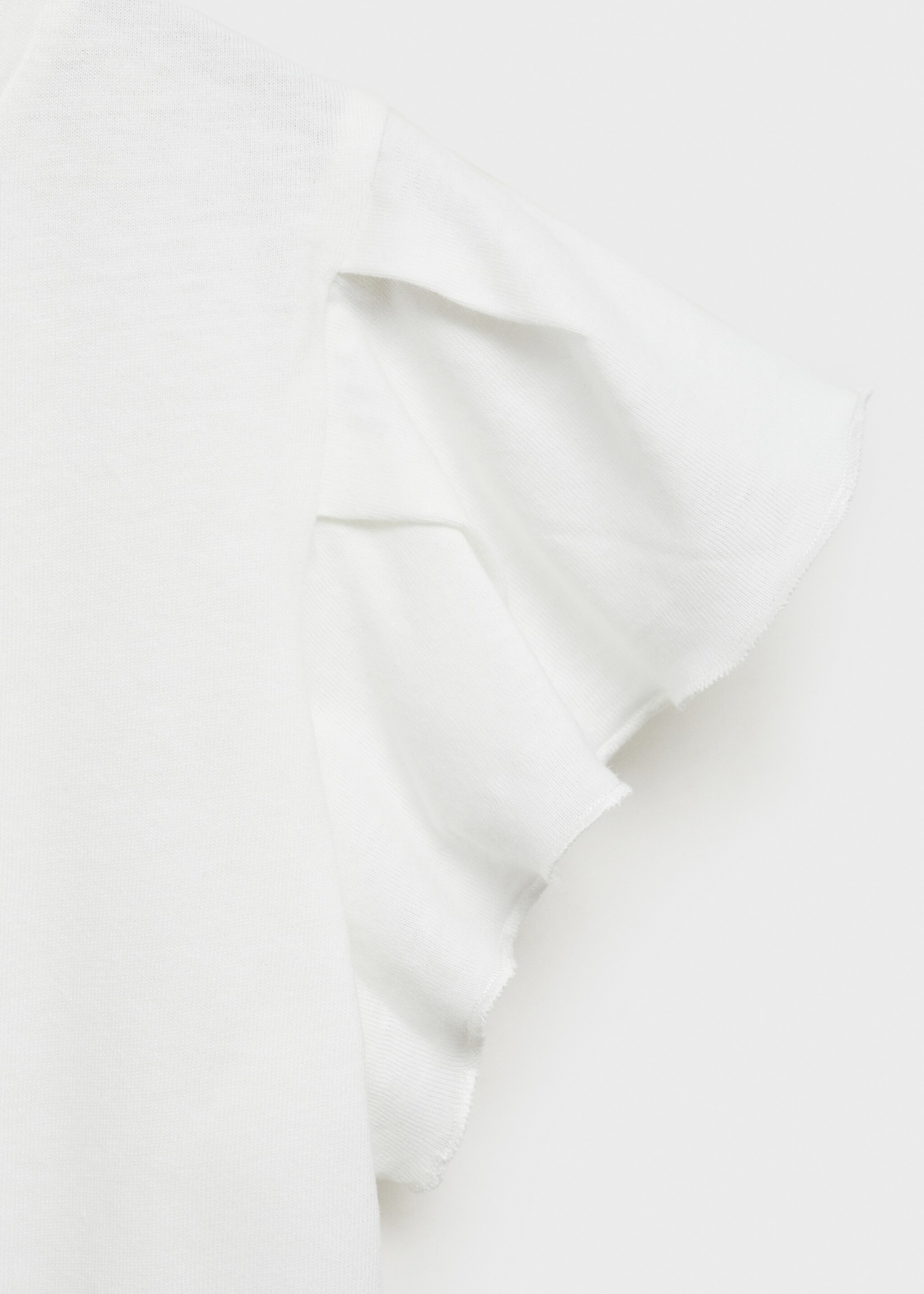 Kurzärmliges T-Shirt mit Rüschen - Detail des Artikels 8