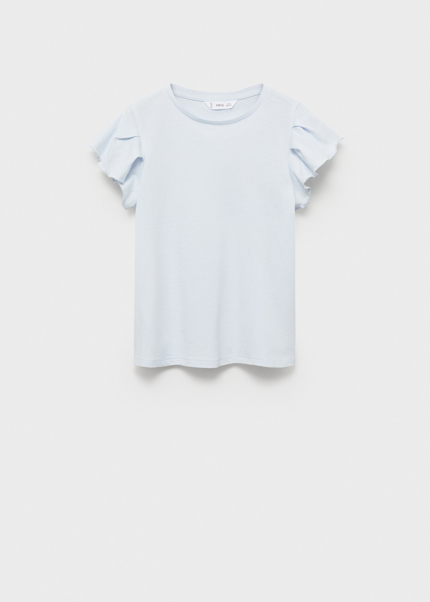 Short-sleeved ruffle t-shirt - Article without model