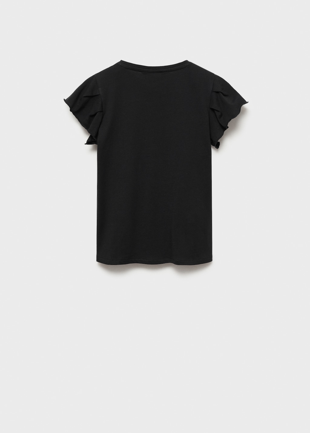Short-sleeved ruffle t-shirt - Kids | MANGO USA