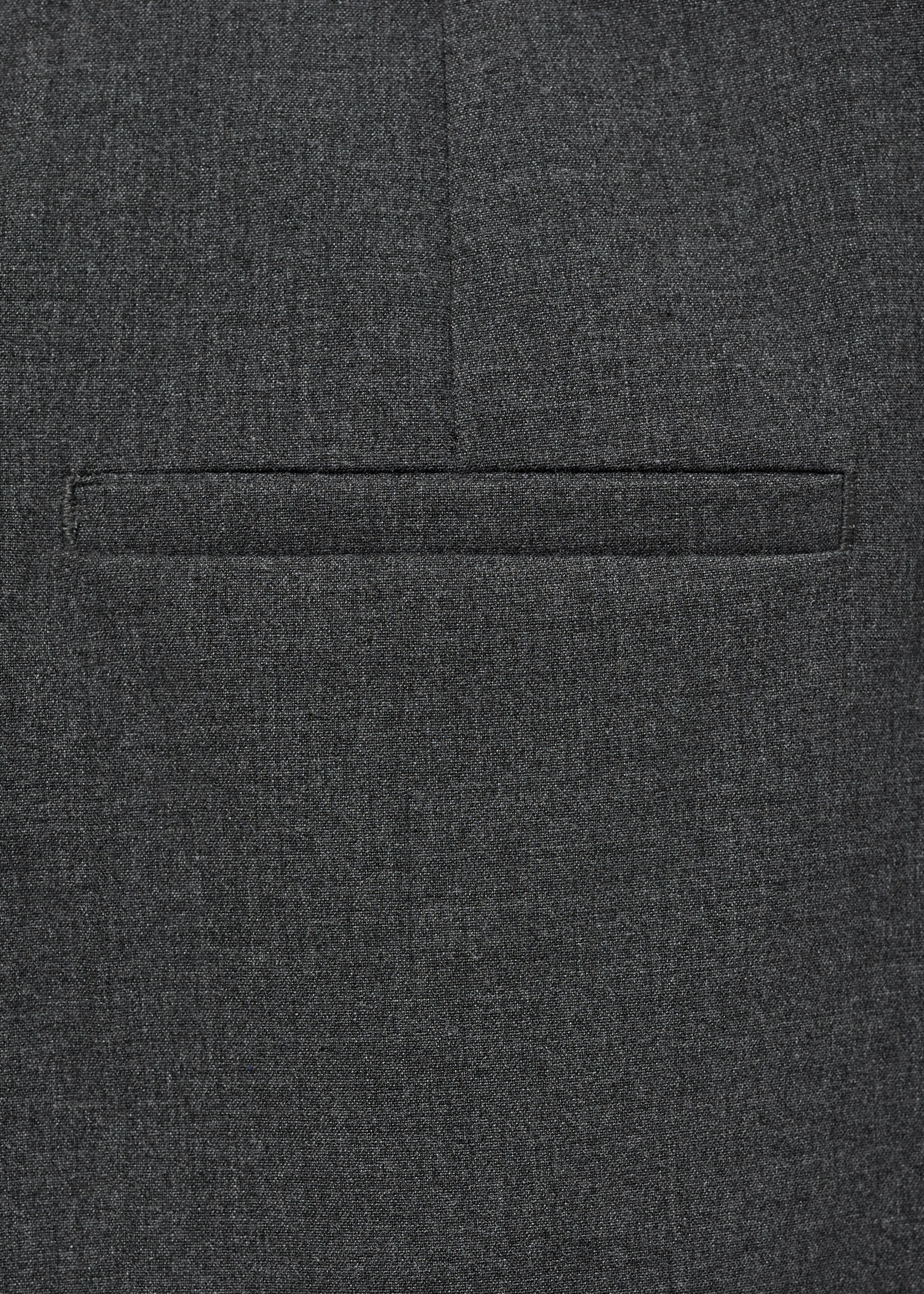 Straight-fit suit trousers - Details of the article 0