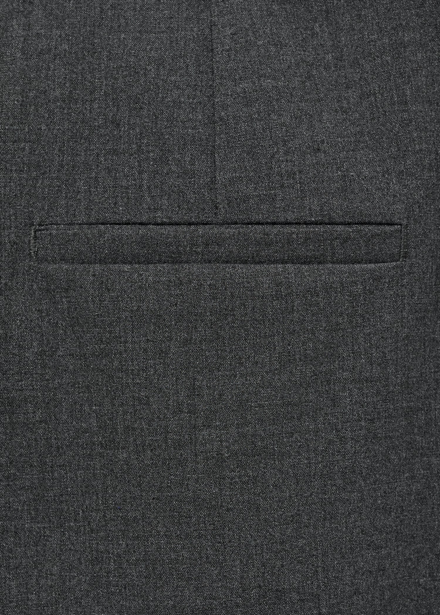 Straight-fit suit trousers - Details of the article 0