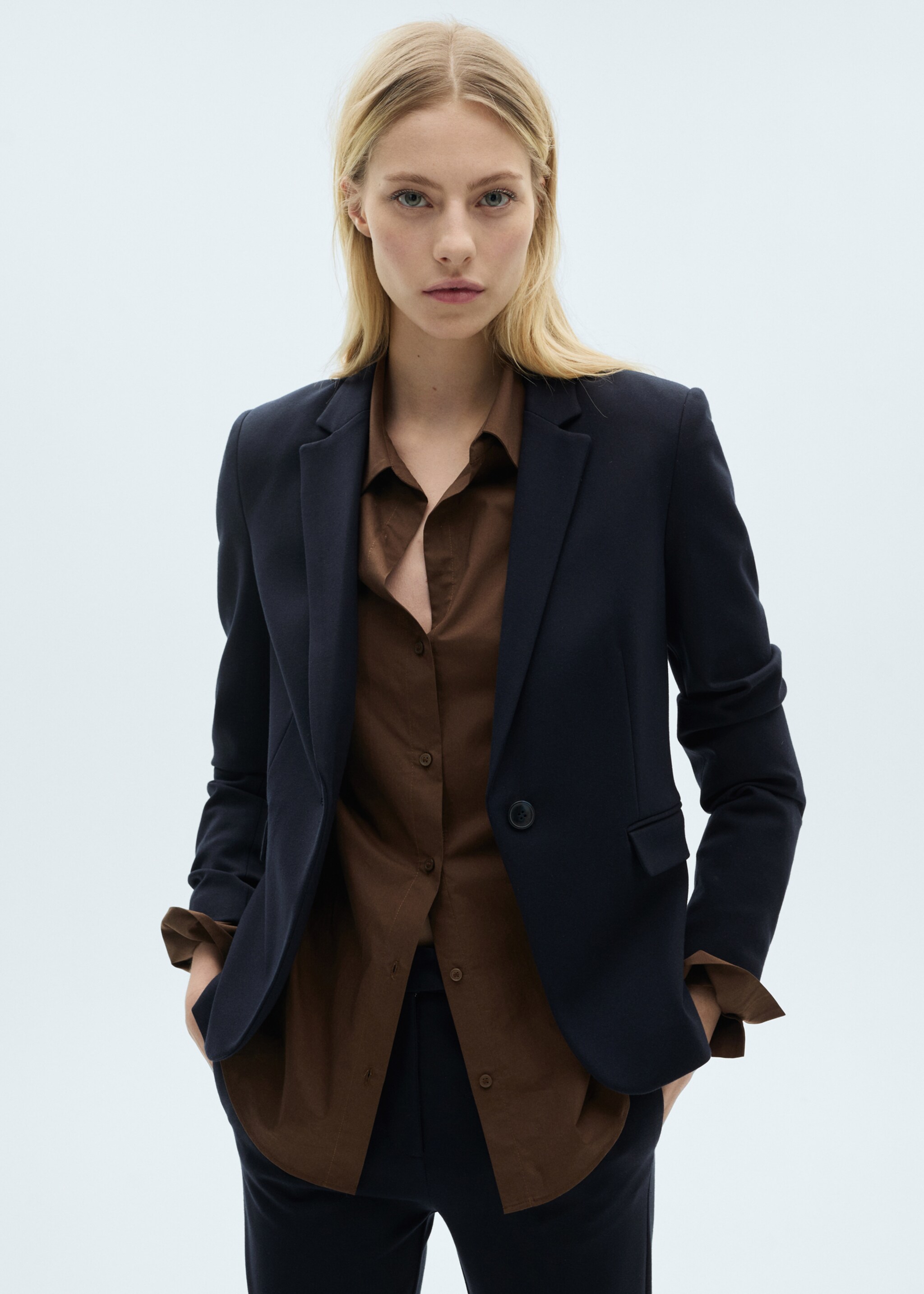 Suit jacket with pockets - Medium plane