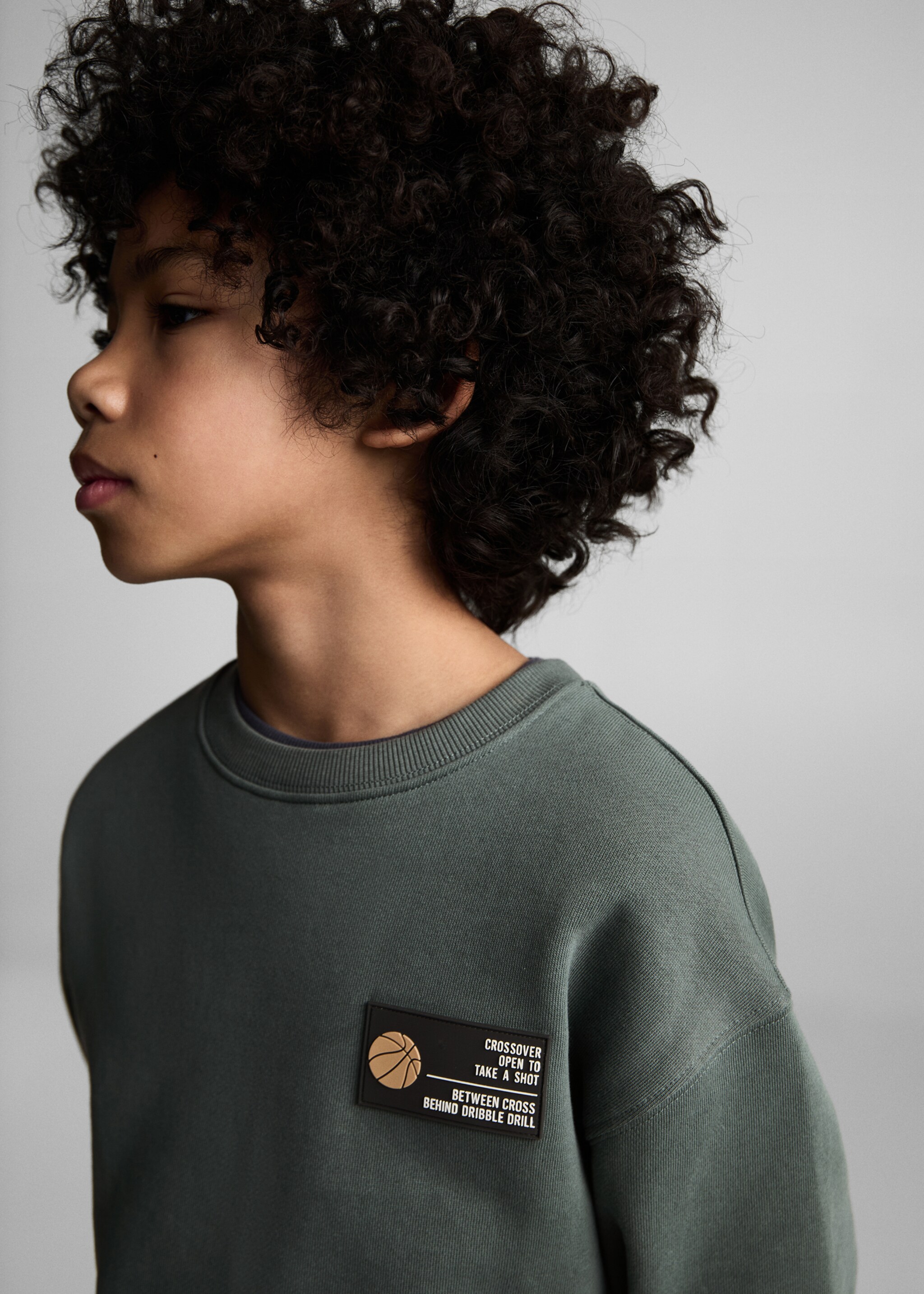 Baumwoll-Sweatshirt mit Cartoon - Detail des Artikels 1