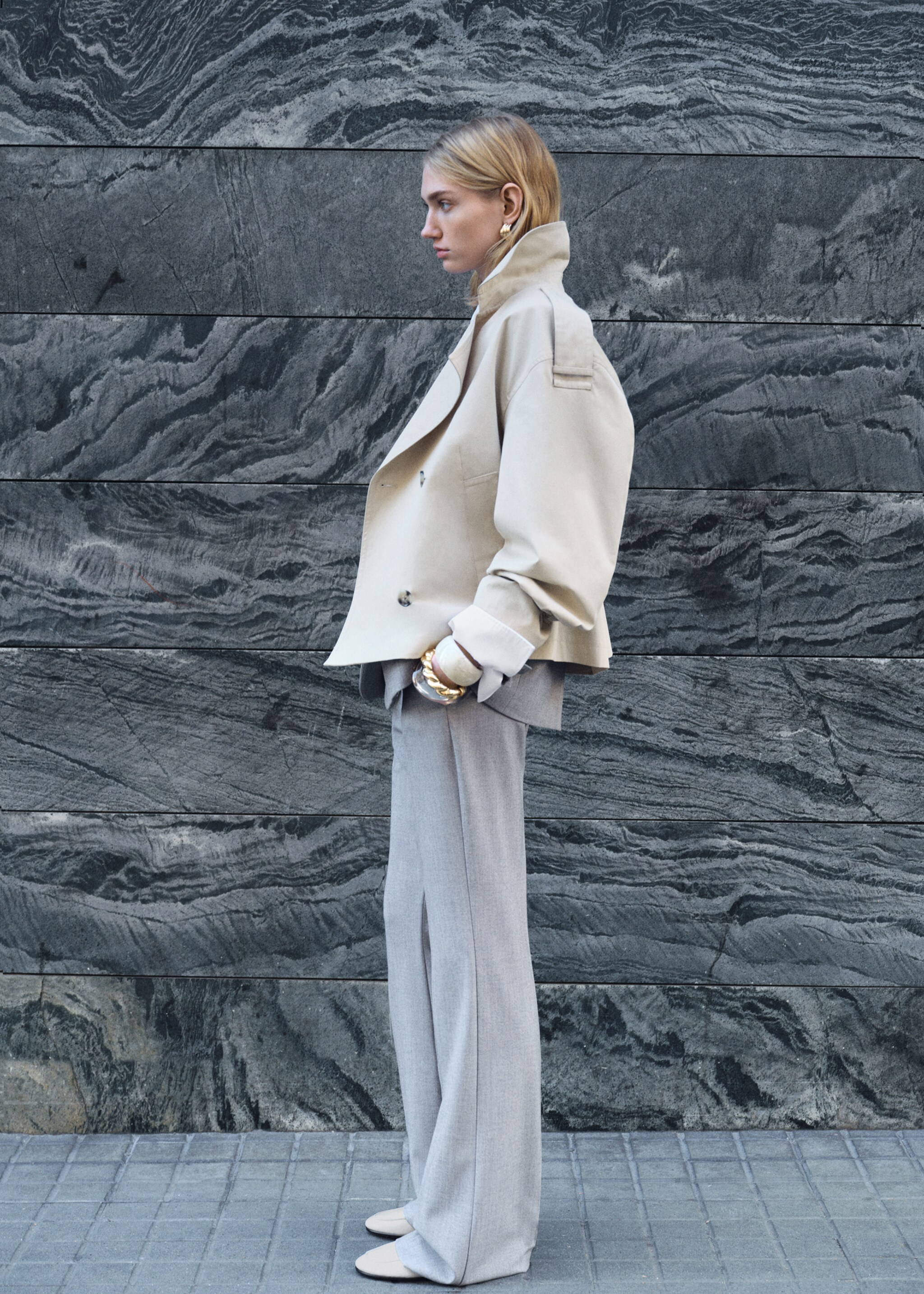 Straight suit trousers - Details of the article 6