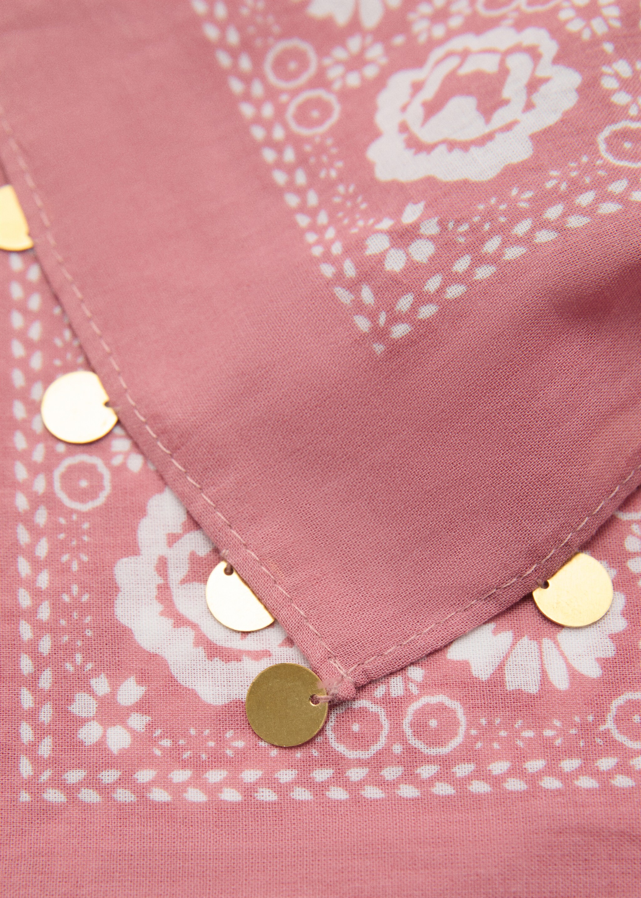 Pañuelo estampado cuadros - Detalle del artículo 1